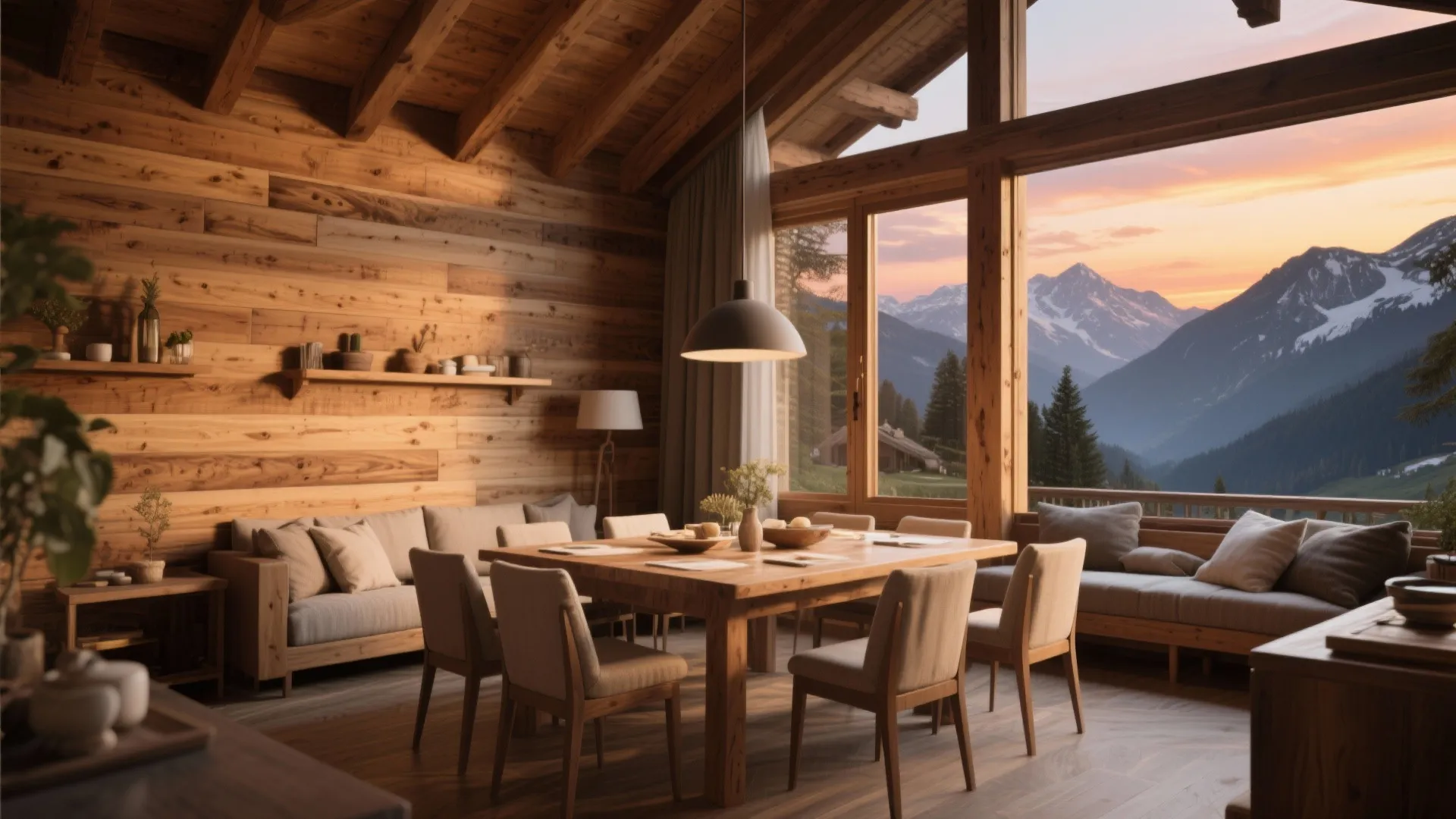 Tip 5: Warm Wooden Cladding