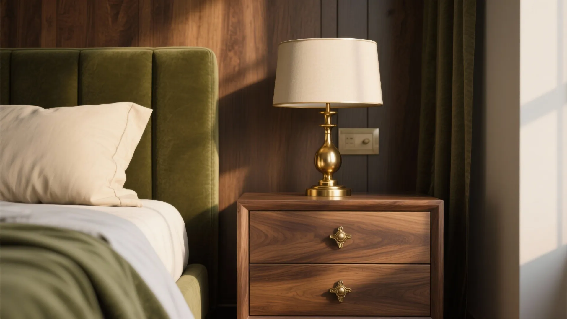 2. Warm Woods and Brushed Metal for a Cozy Contrast