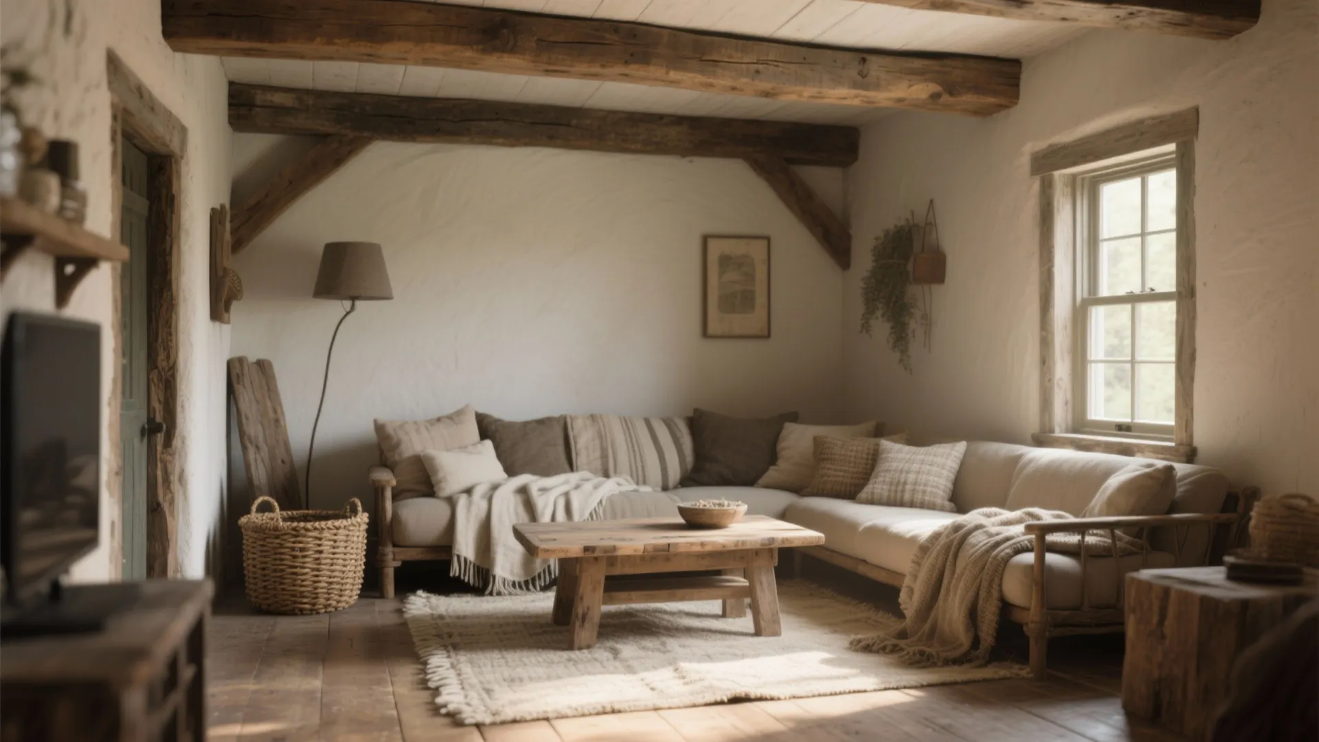 1. Embrace warm woods and mixed textures