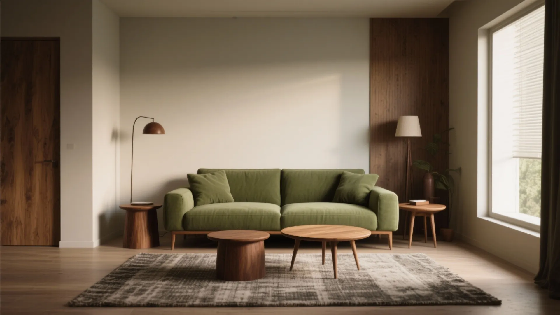 2. Contrast with Warm Woods