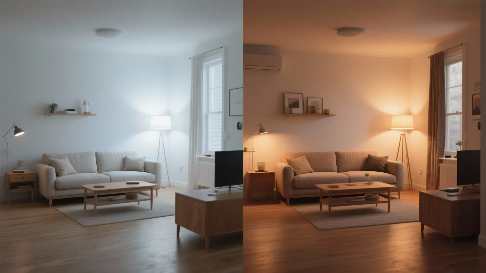 Warm-dim and tunable white for human-friendly mood