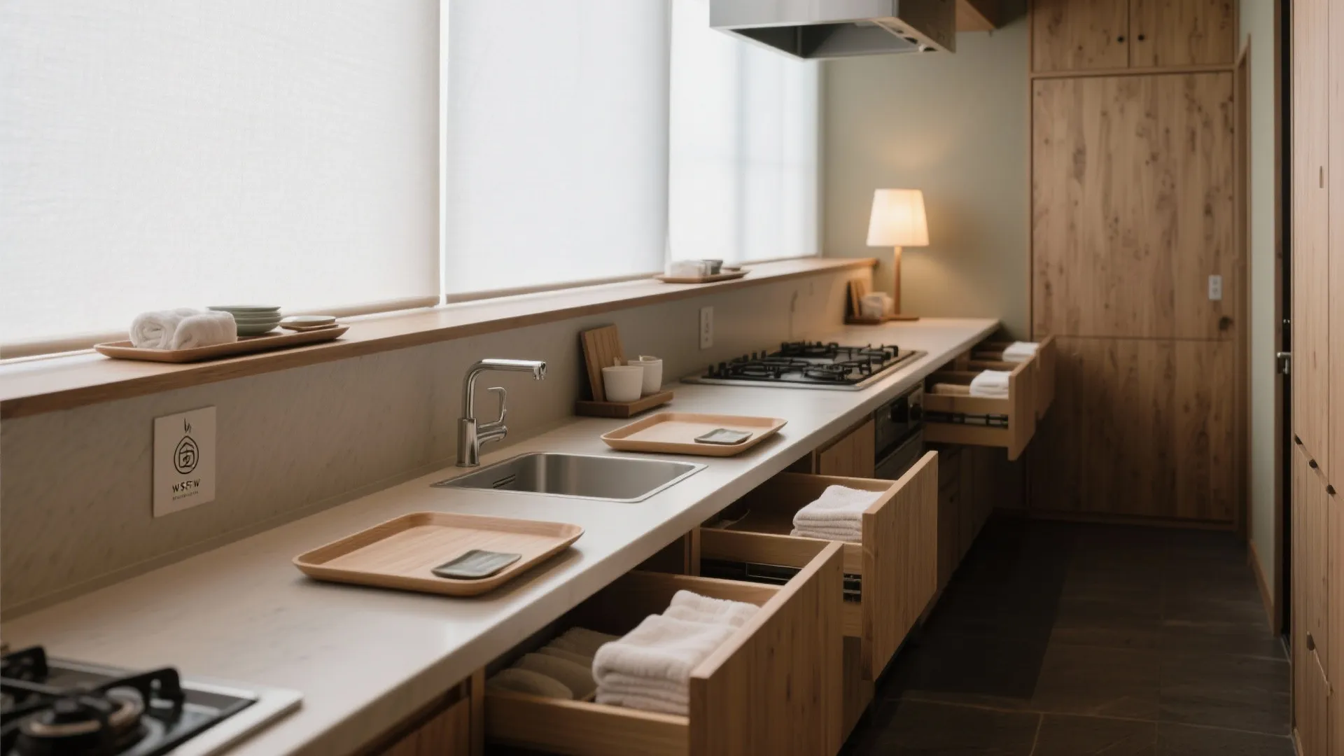 Tips 4: 水回りは“待ち時間”設計が鍵（収納技巧）