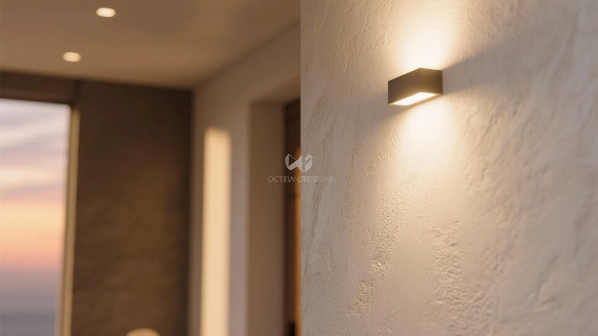 Light-Washed Textured Wall (Plaster or Microcement)