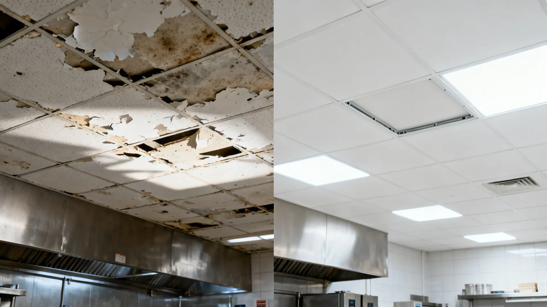 Hygienic, Washable Panels with Concealed Grid