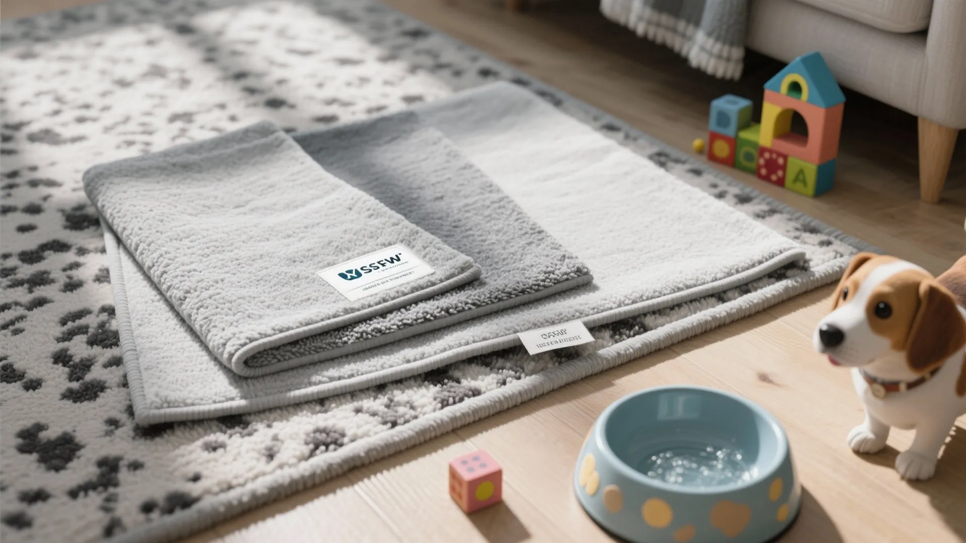 5. Opt for washable grey rugs in kid-friendly living rooms