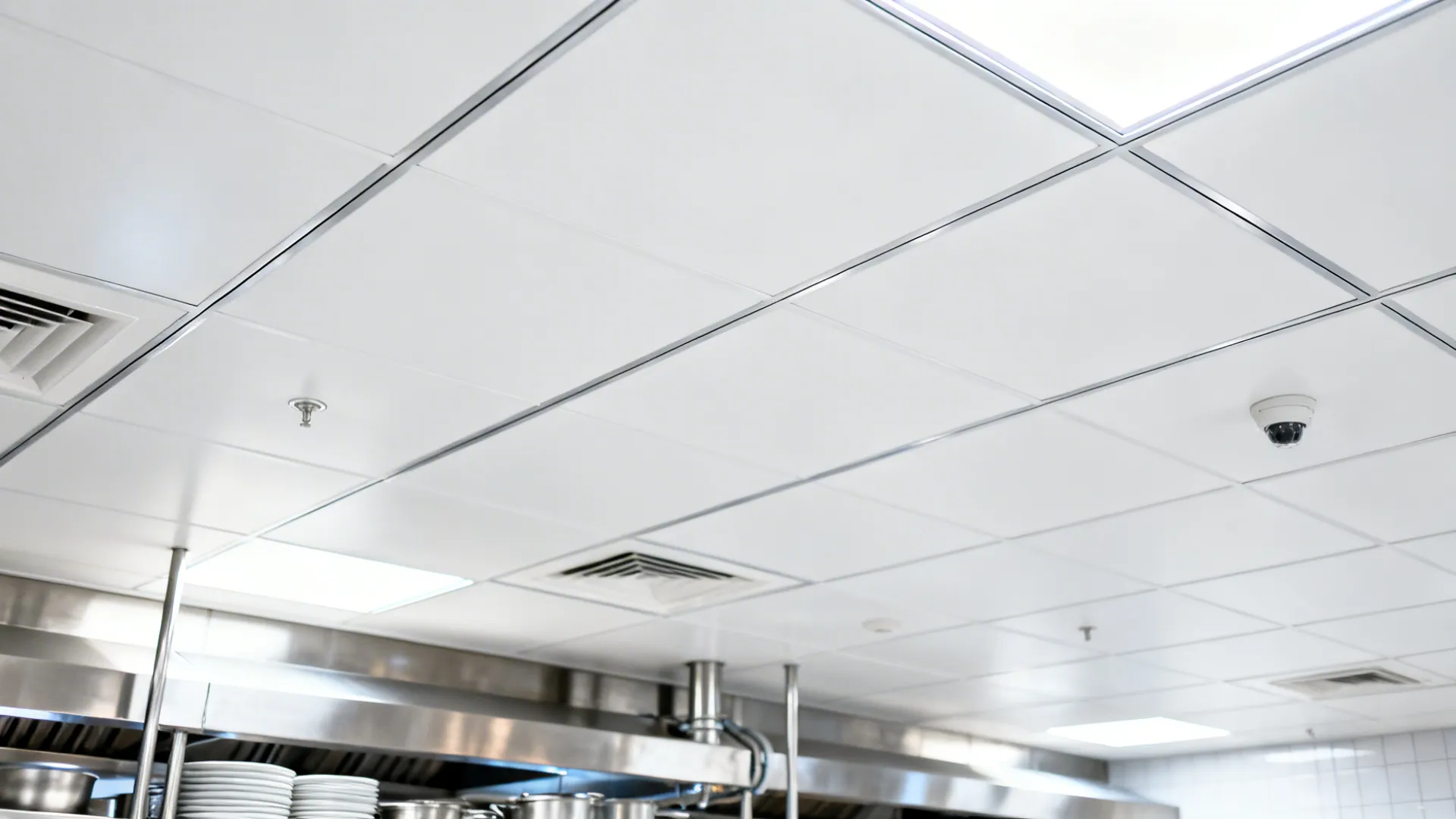 Hygienic, Washable Panels with Concealed Grid