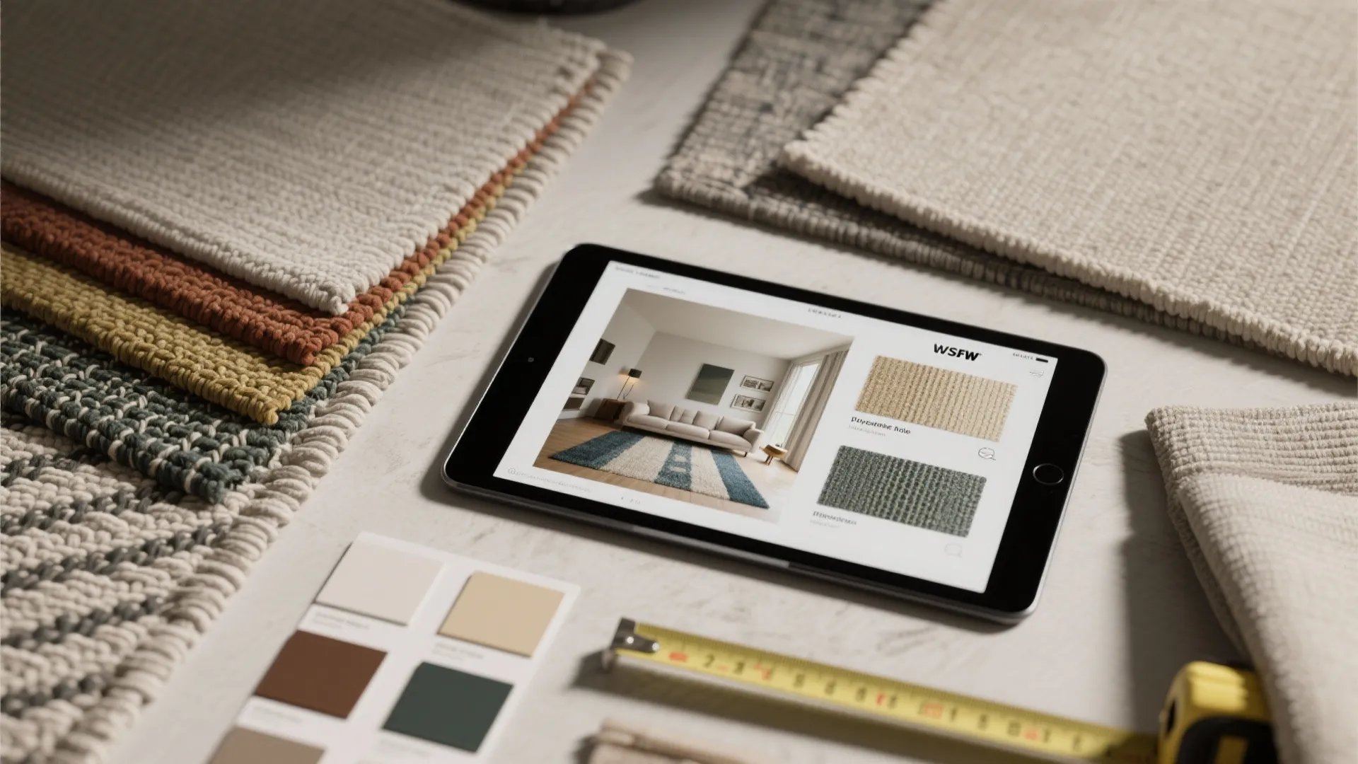 5. Durable, washable rugs + 3D-preview for confident picks