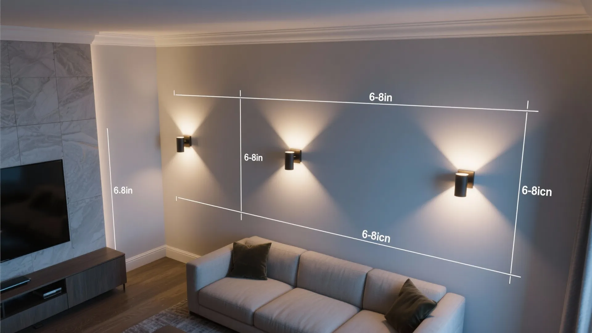 4) Wall washers and uplight/downlight sconces