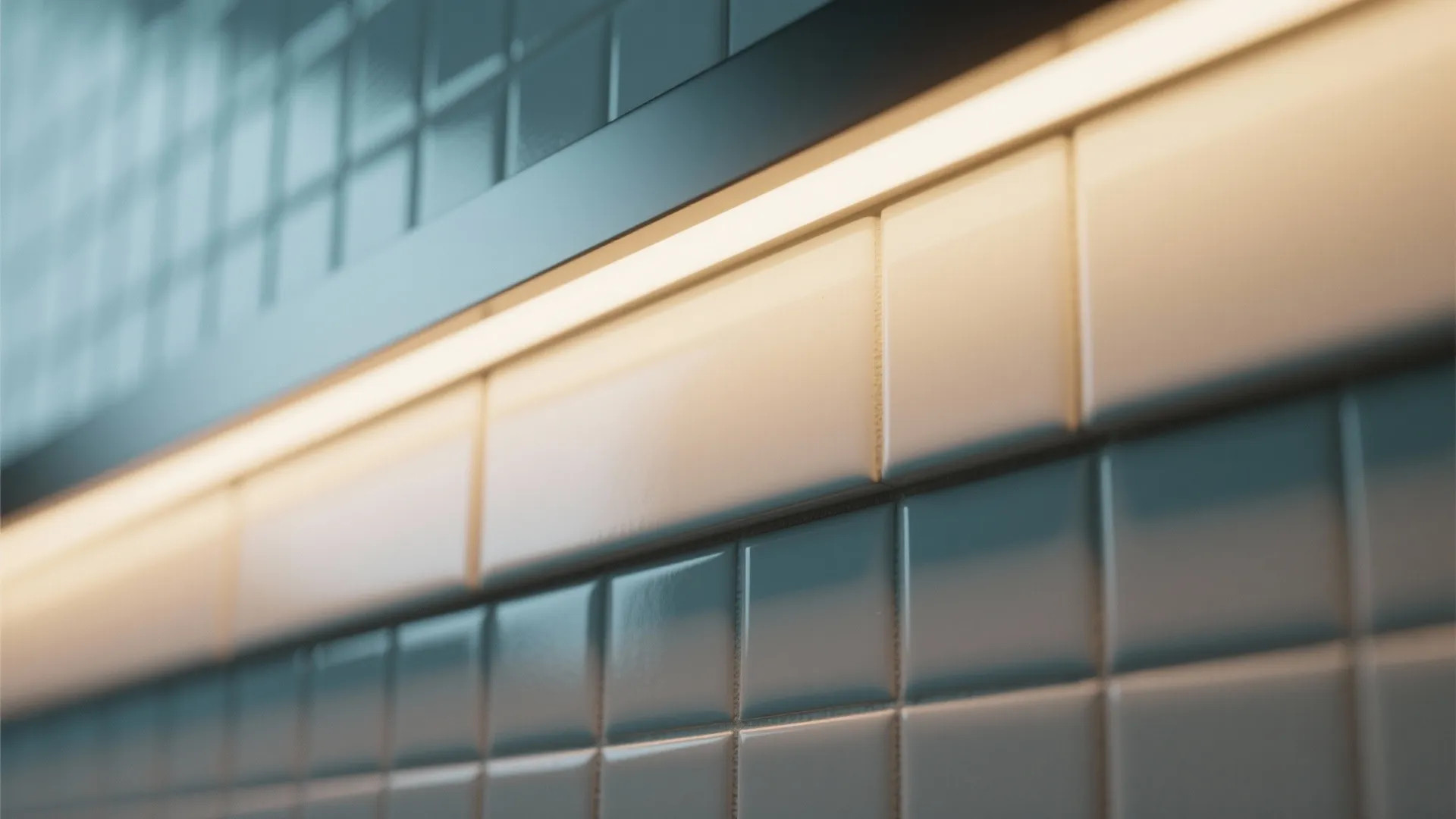 Minimal Linear Washer for Backsplash Glow