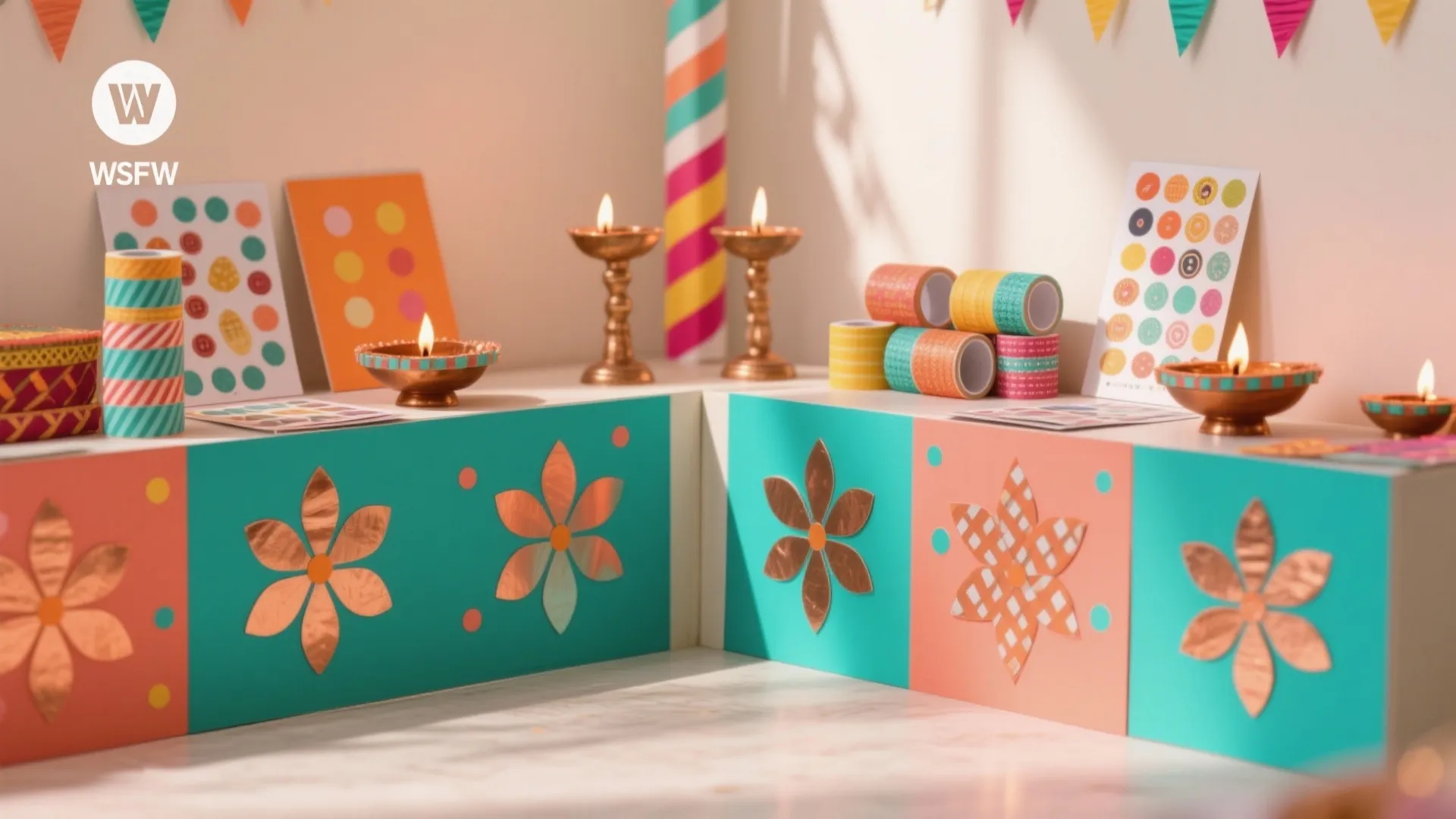 Washi Tape, Stickers, and Pattern Play