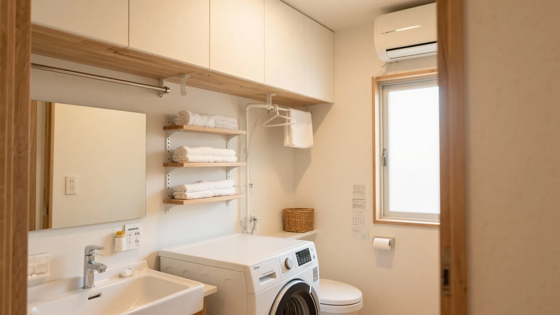 Tips 4: 水回りを“幅ではなく深さ”で整える（収纳技巧／东京小户型）