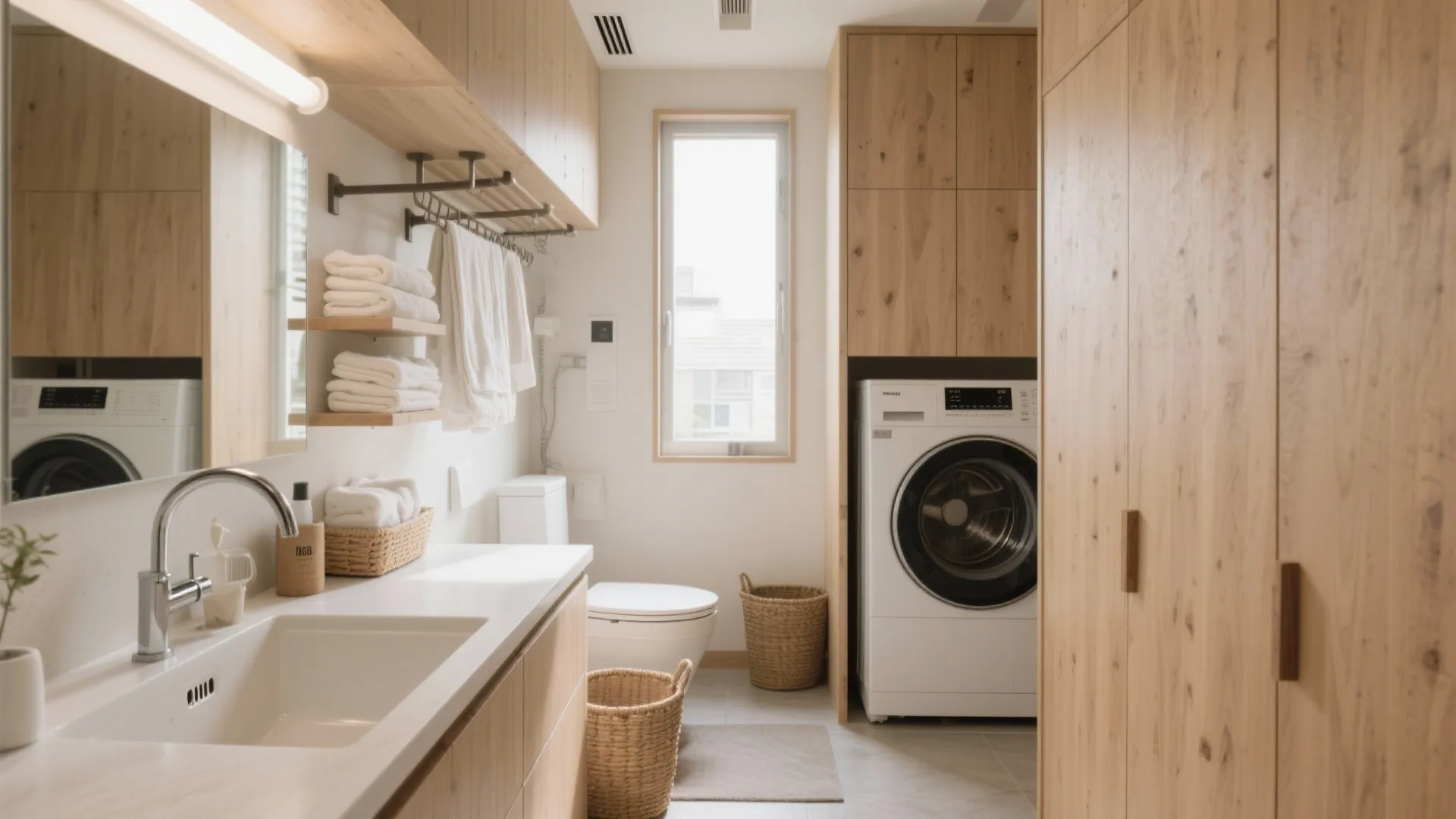Tips 4: 洗面・ランドリーは“並列家事”を設計する（東京小户型）