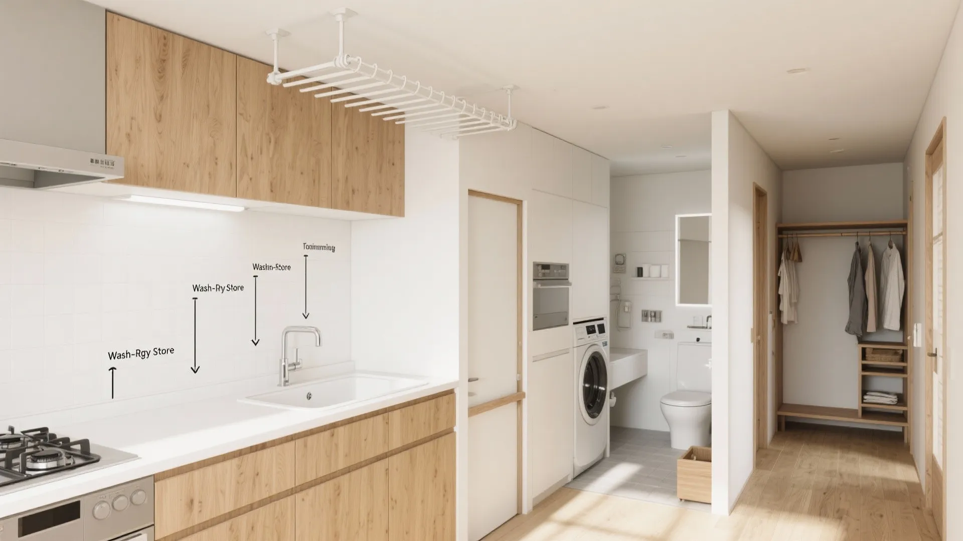 コストを動かす“動線規模”と水回り集約の動線規画