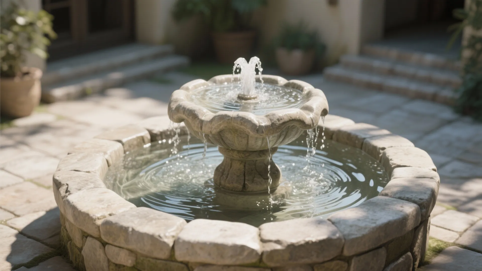 7. Water Feature Corner