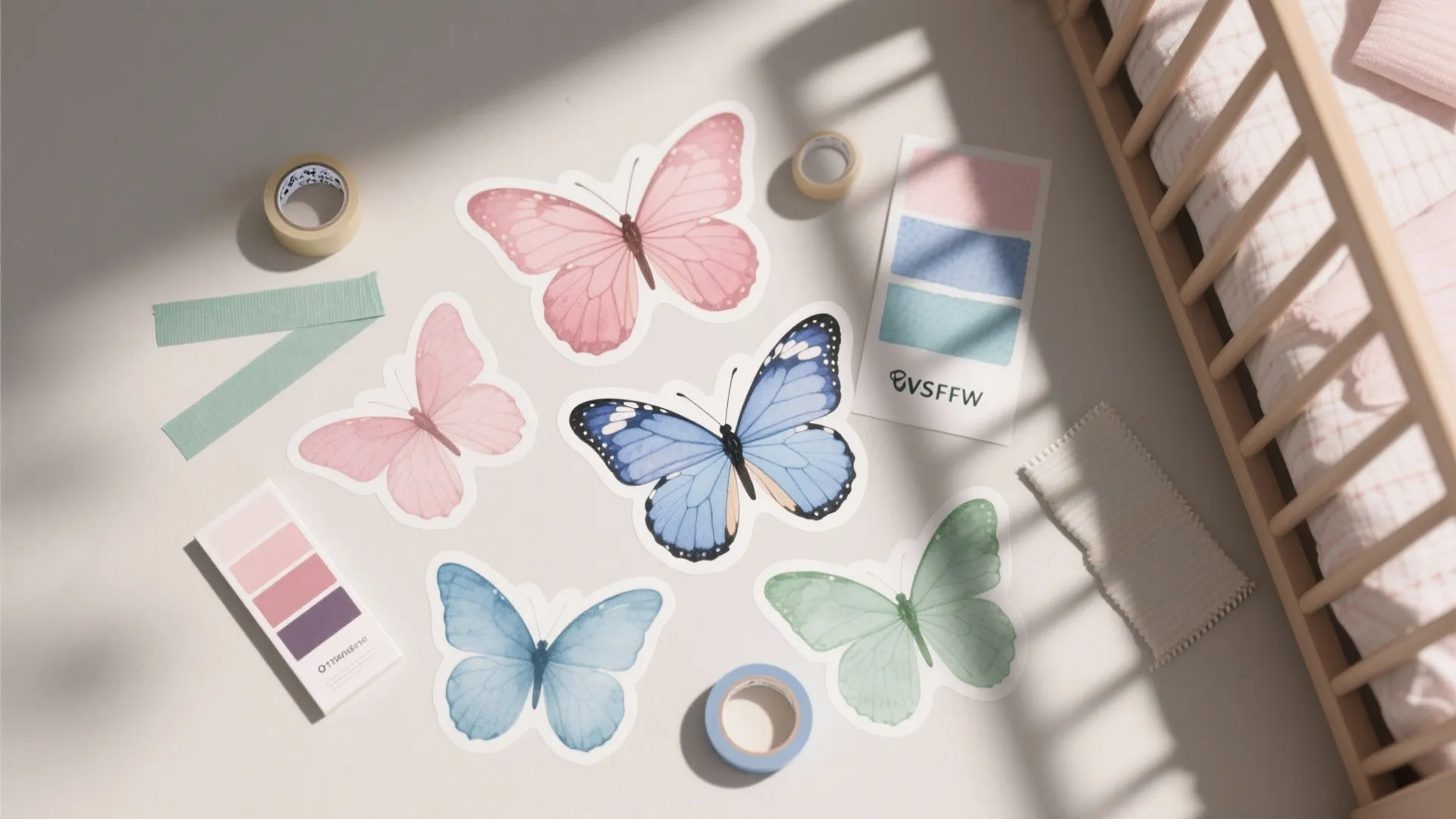 Watercolor Wash in the Entry or Nursery