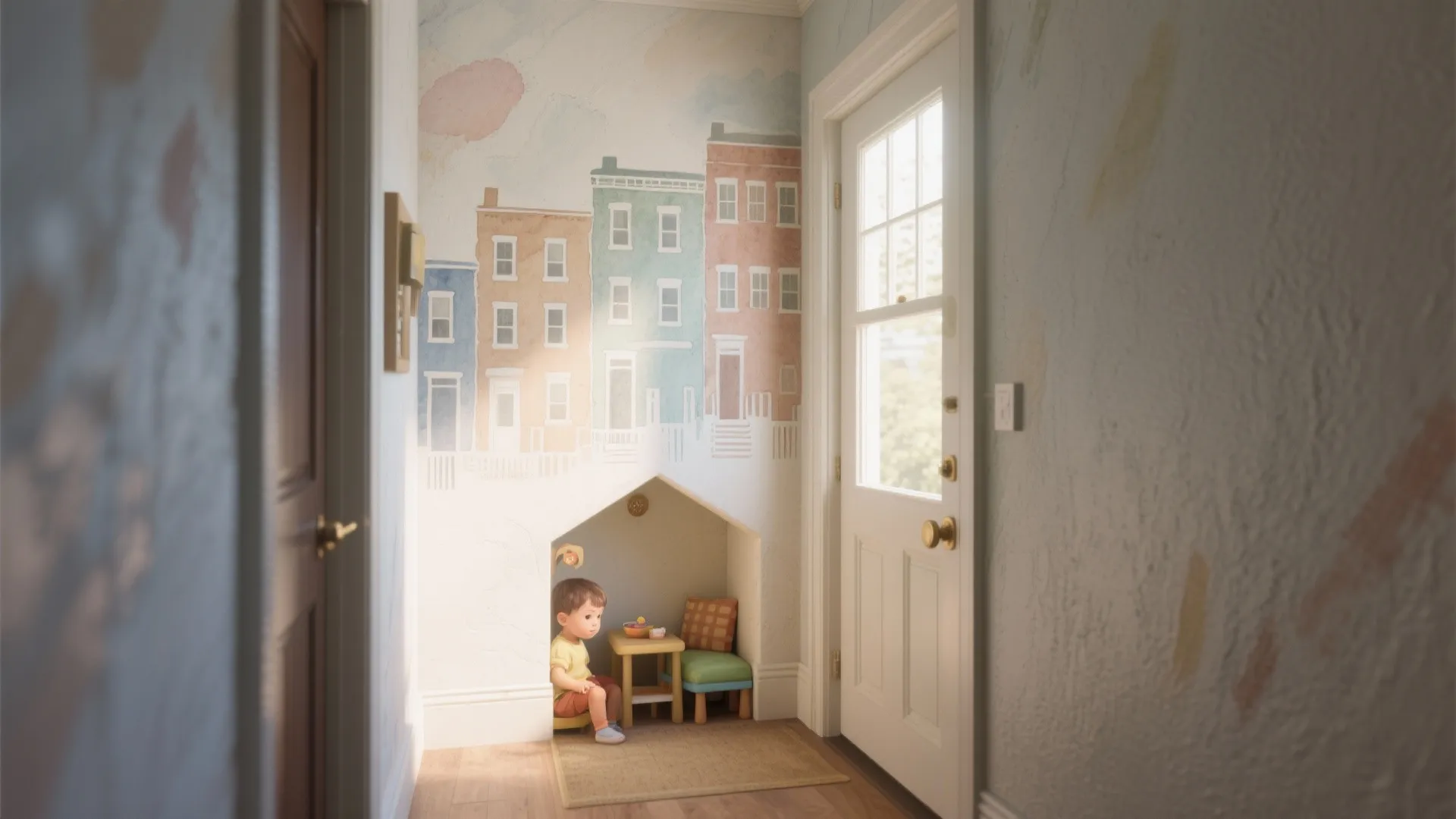 Watercolor Accent Wall or Mural