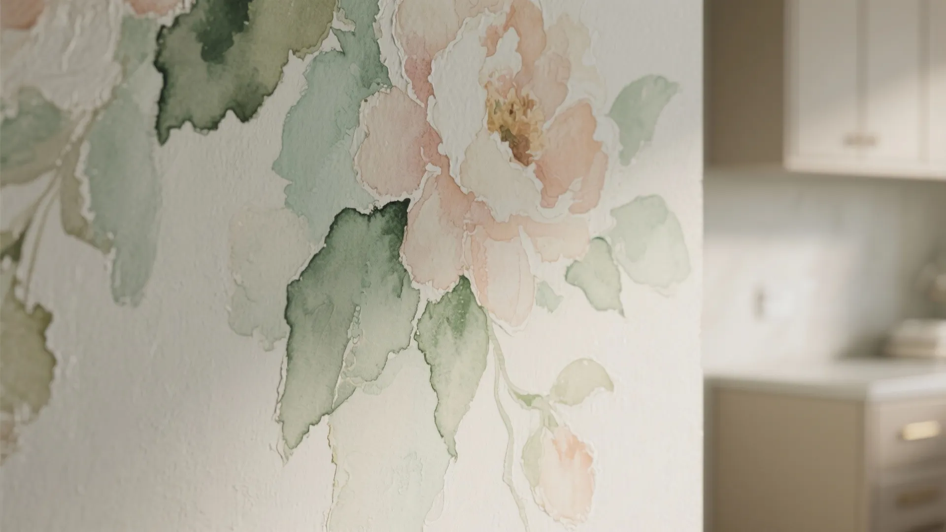 3. Watercolor-Style Faded Florals