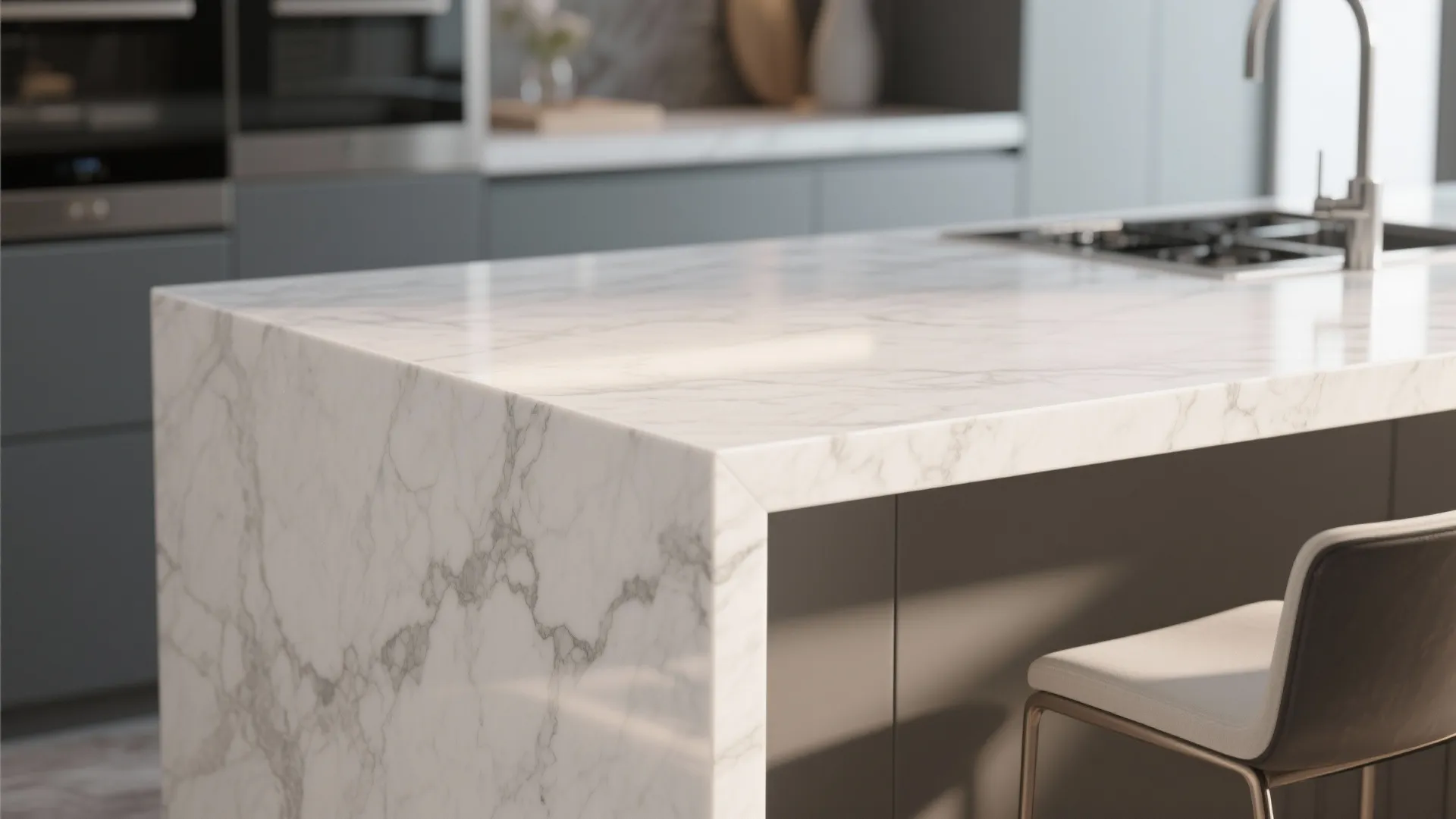 2. Add a Waterfall Edge for Modern Drama