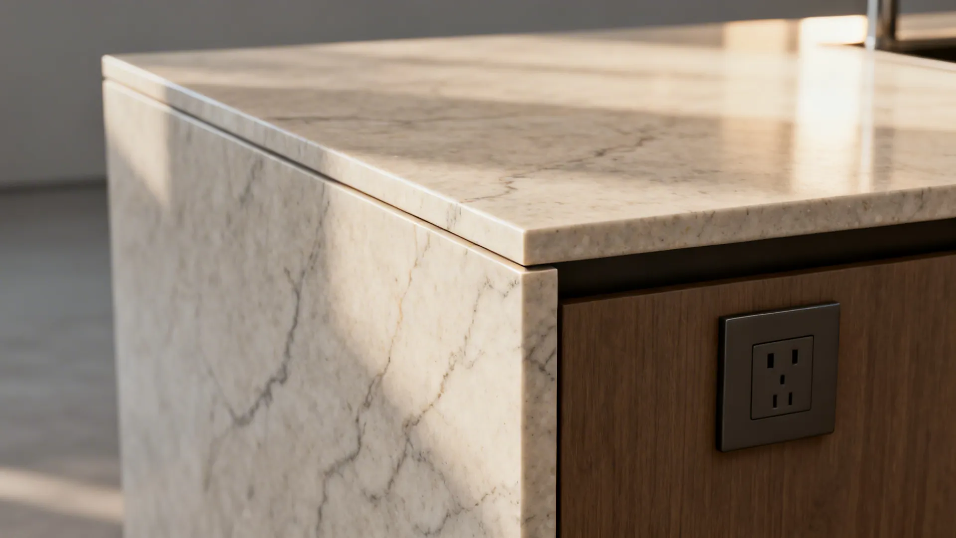 Skinny island or peninsula for flexible prep