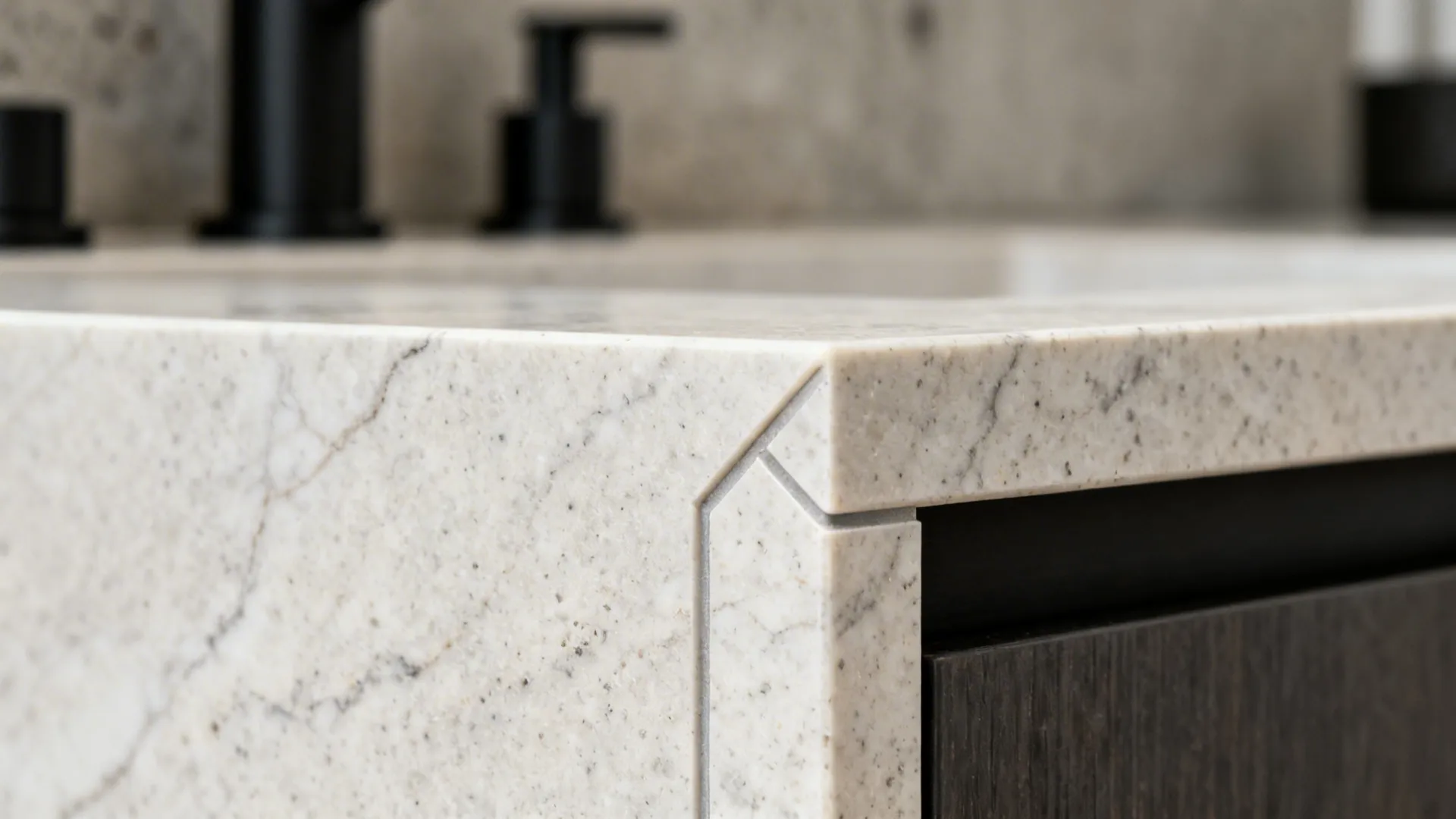 Peninsula Bar with Waterfall Edge