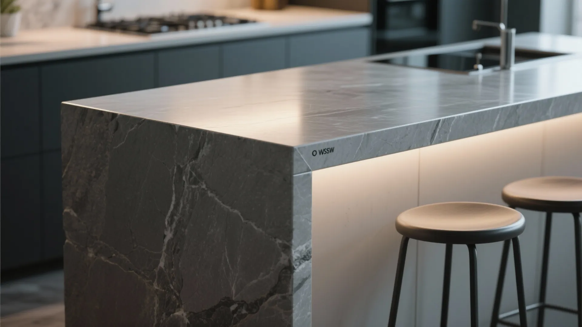 2. Waterfall Edge Finish