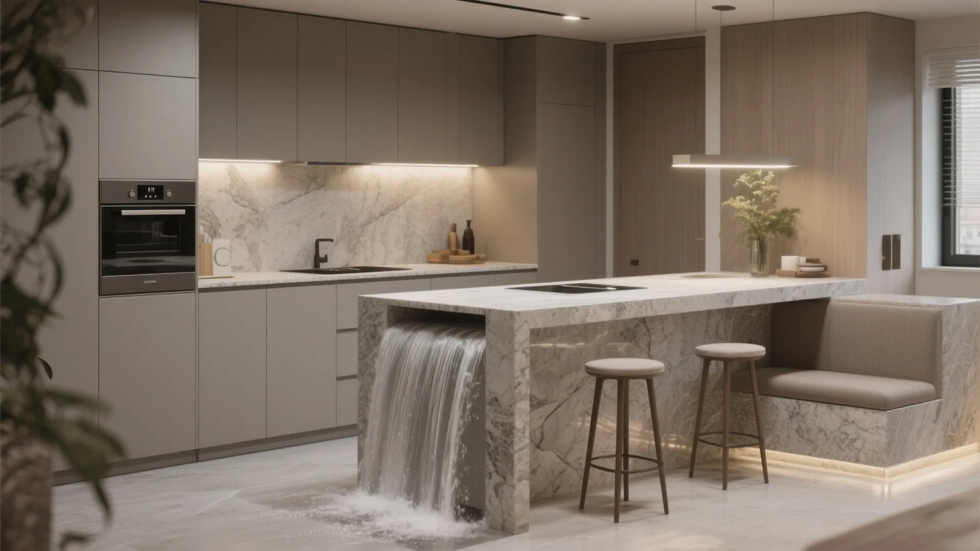 3. Compact waterfall return