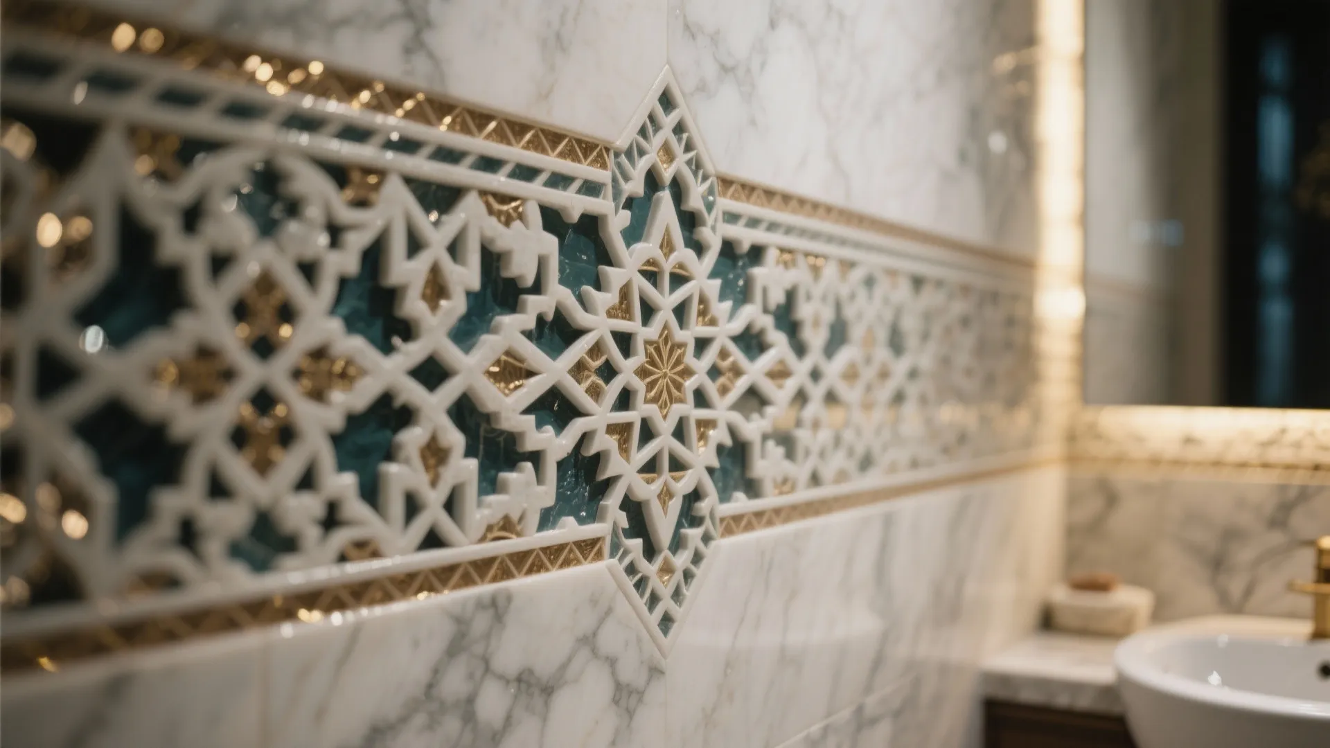 9. Waterjet Marble Patterns