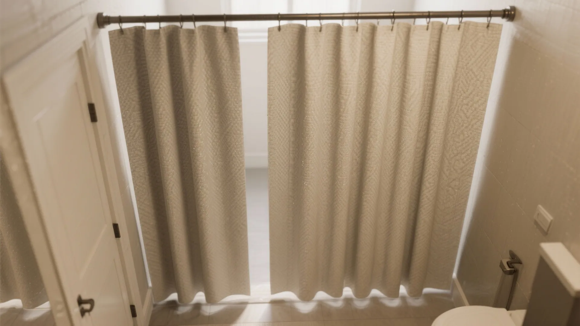4. Fabric Curtain or Water-Resistant Panel (Soft & Flexible)