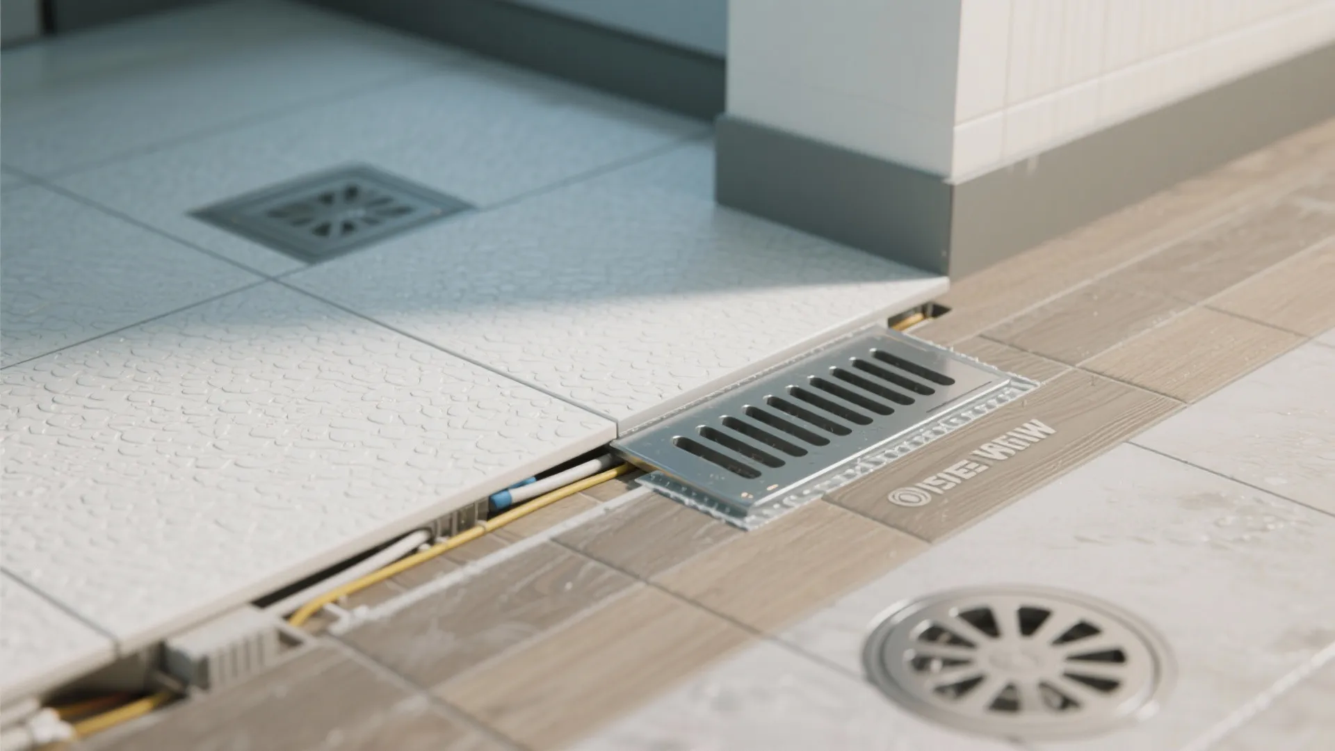 4) Embrace waterproof finishes and raised floors