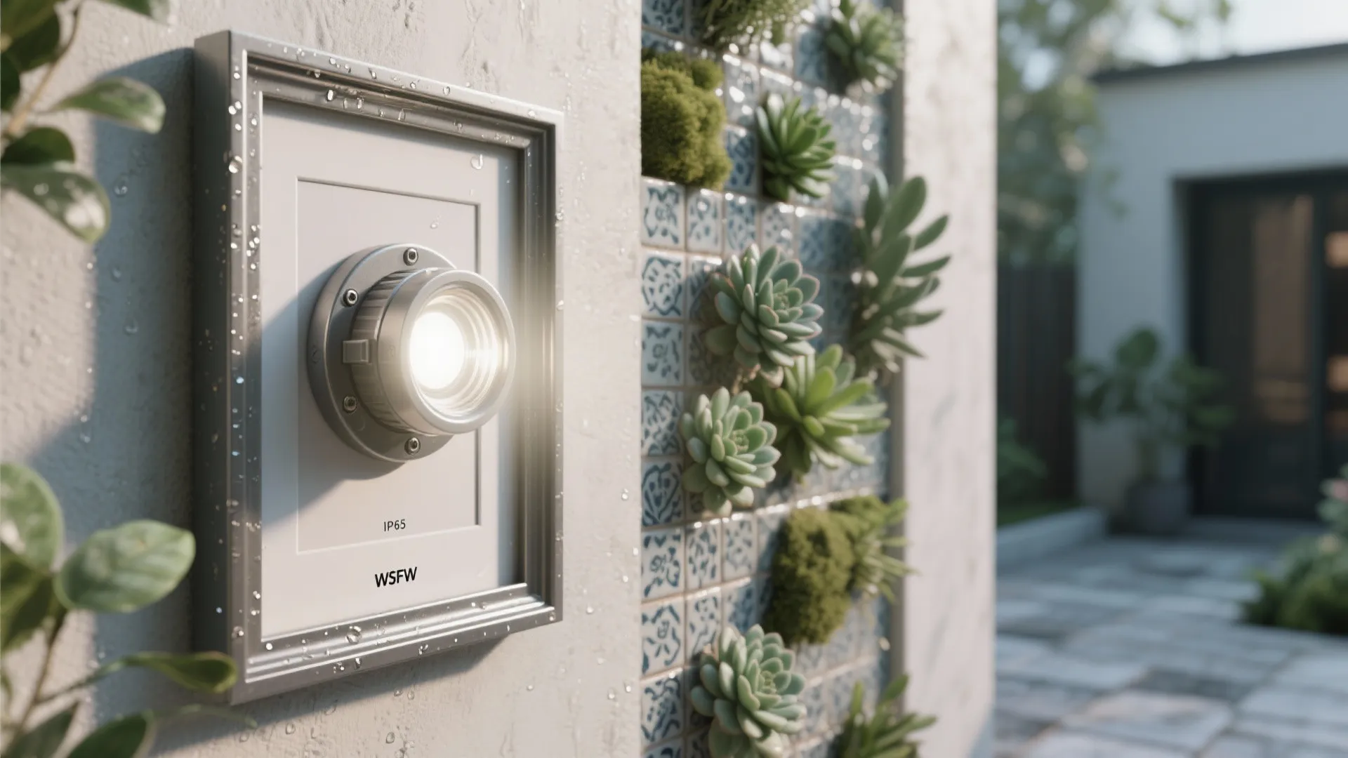 3. Waterproof Picture-Frame Sconces for Outdoor Art