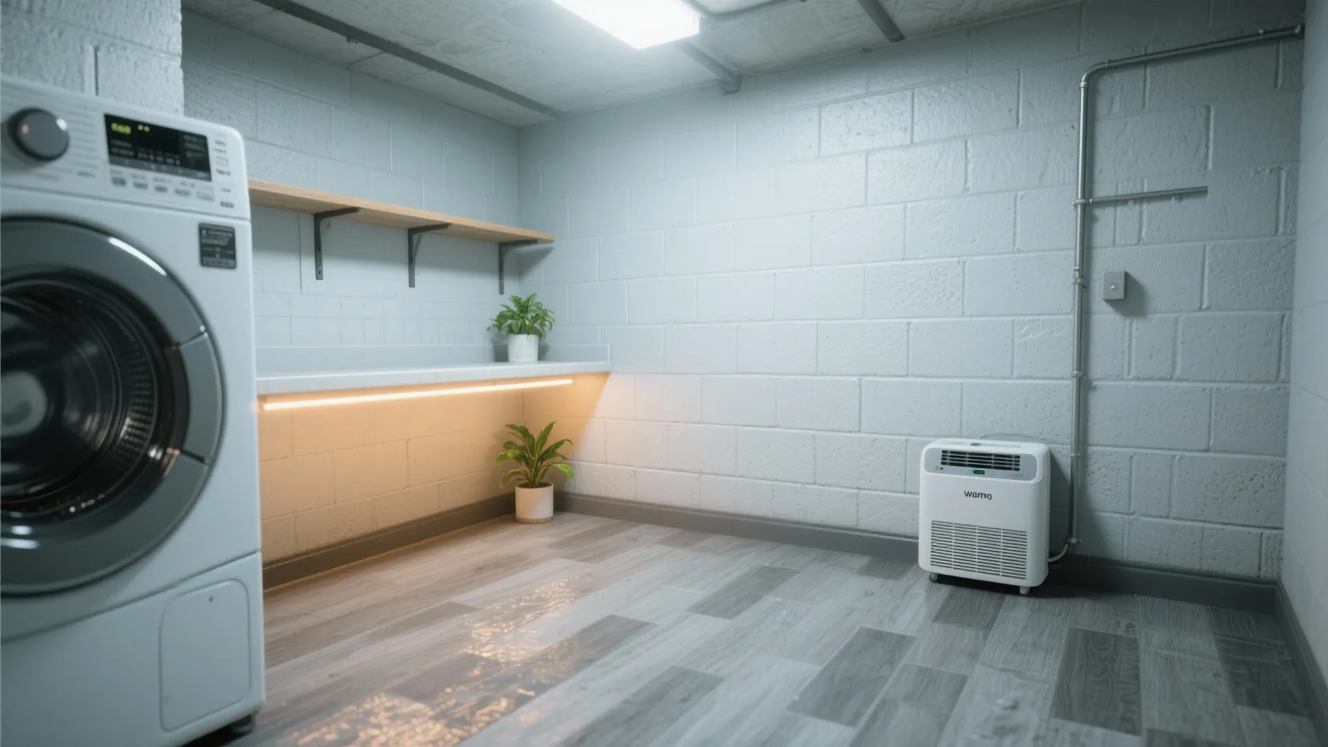 1. Waterproof bright nook with lighting and color