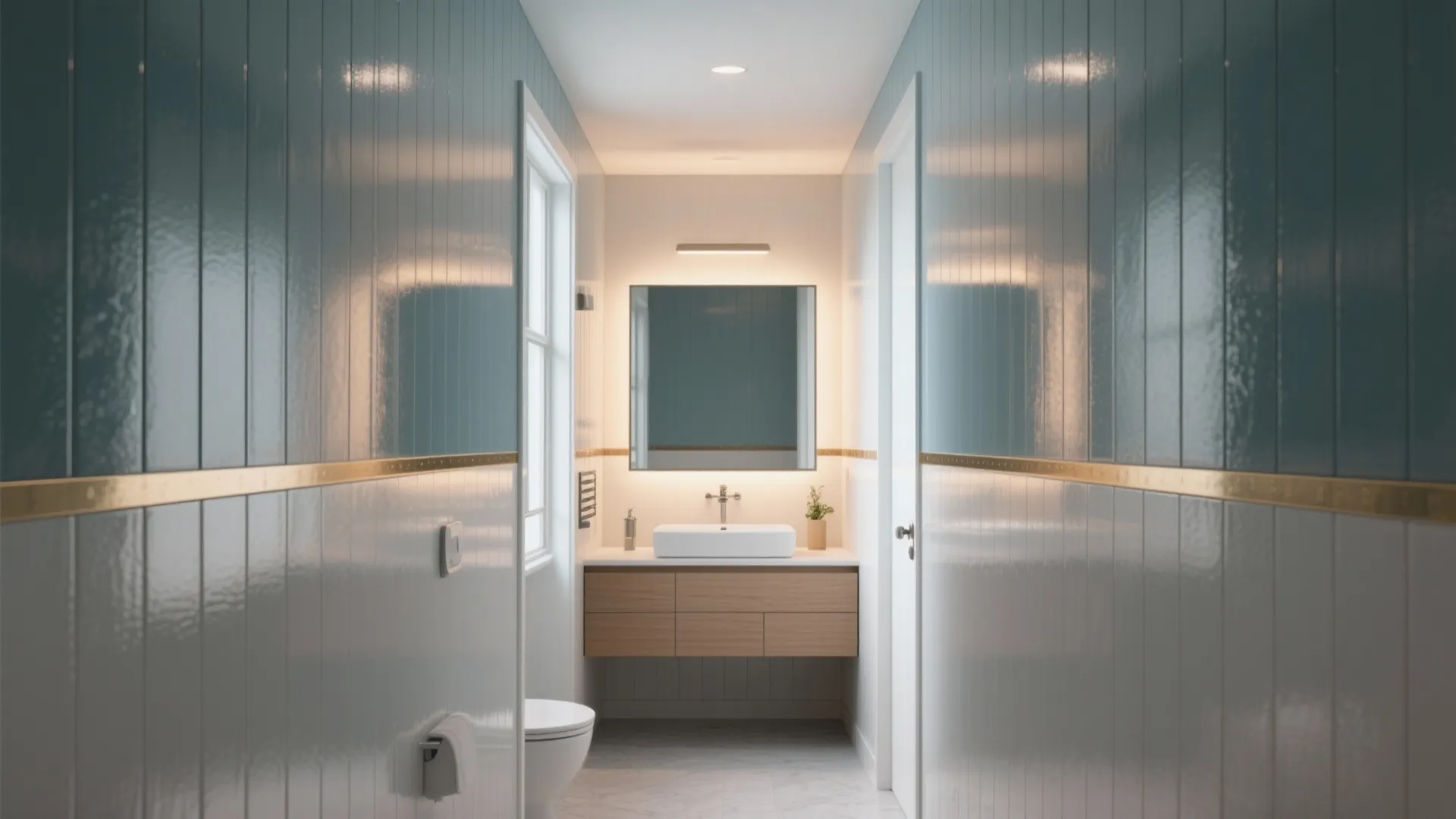 2. Waterproof Painted Panels: Color + Protection