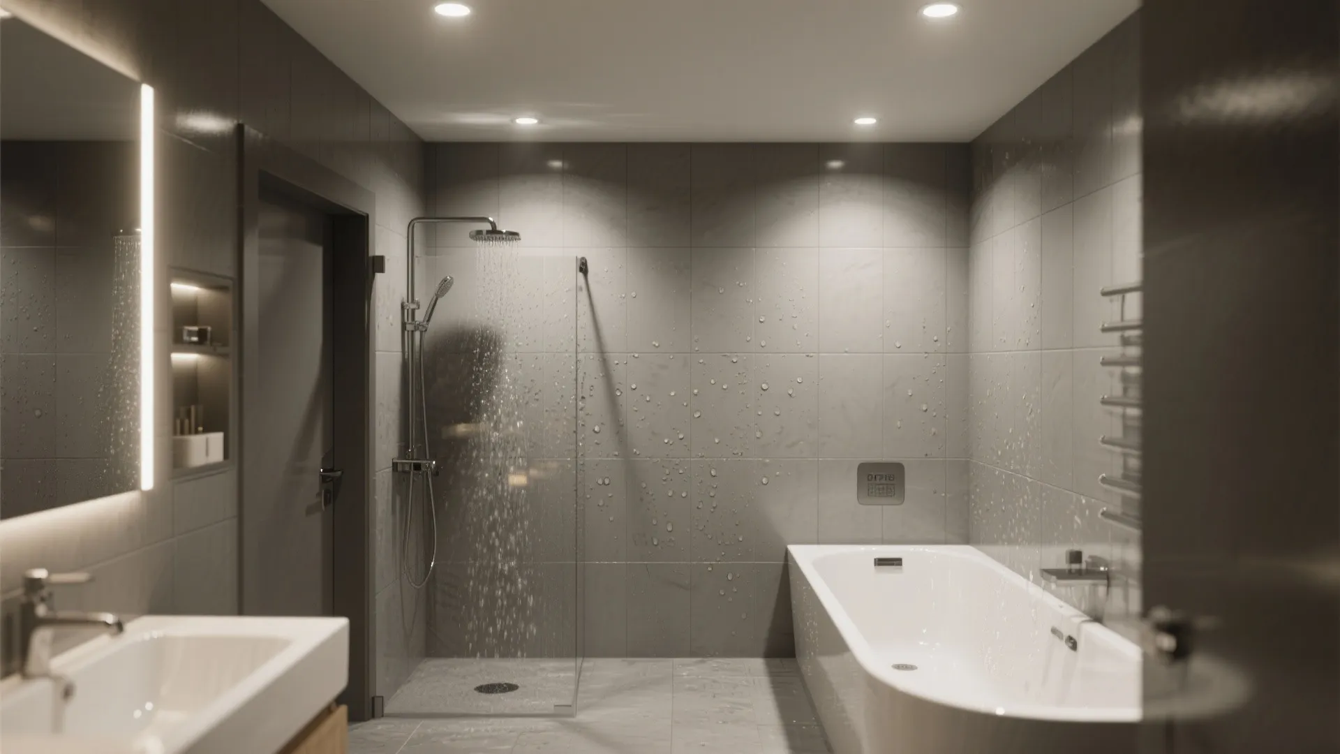 4. Waterproof recessed lights in wet zones