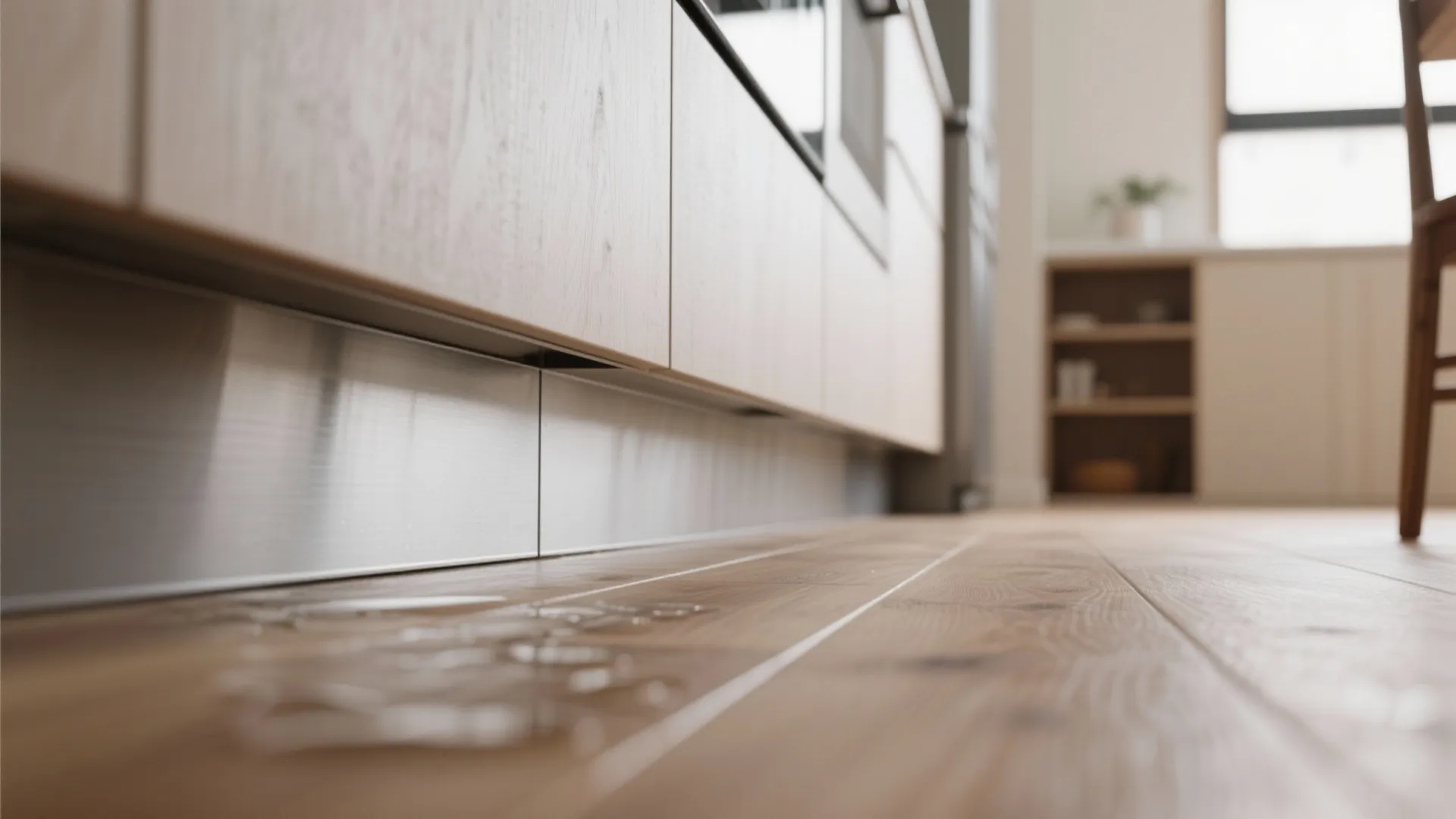 Tips 3: 床材の防水ラインを連続させて二次被害を回避（日式風格）