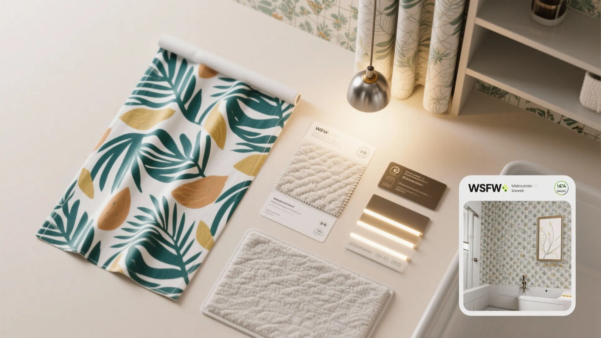 5. Add personality with waterproof textiles and smart lighting