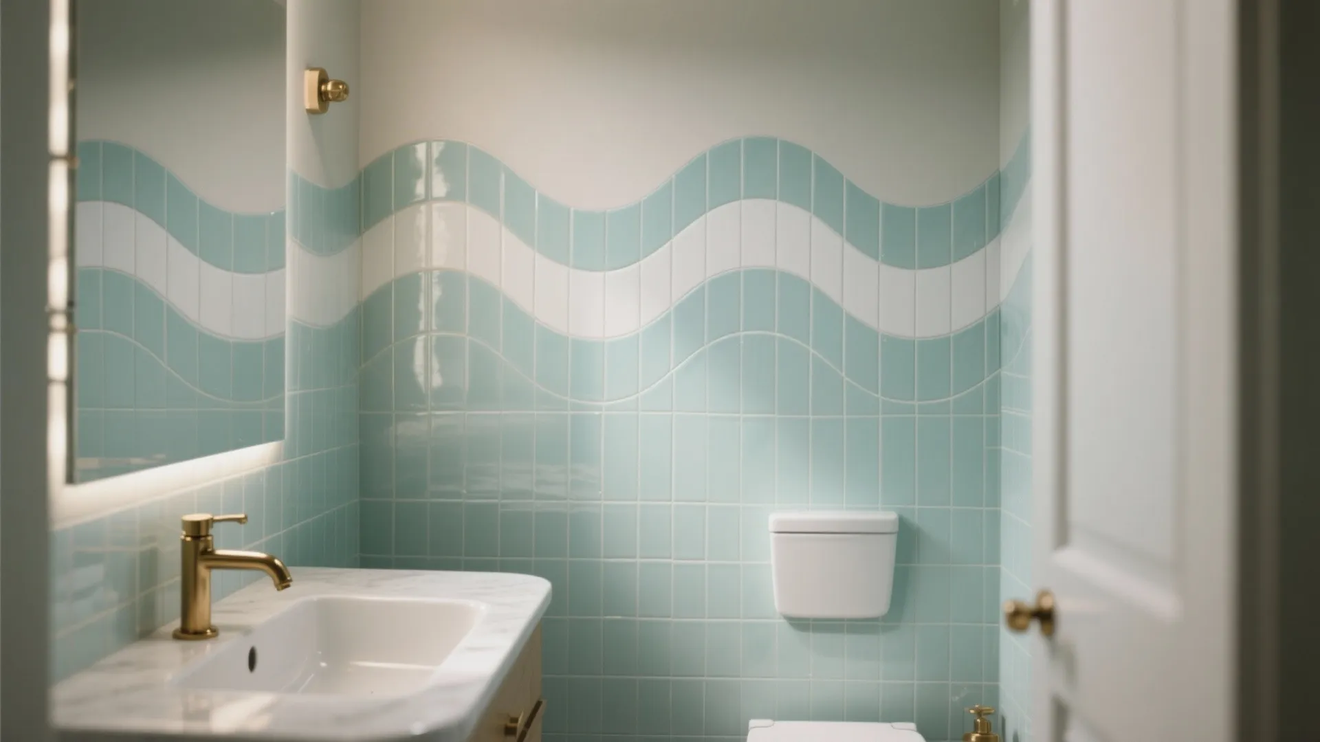 1. Subtle Curve Accent Wall