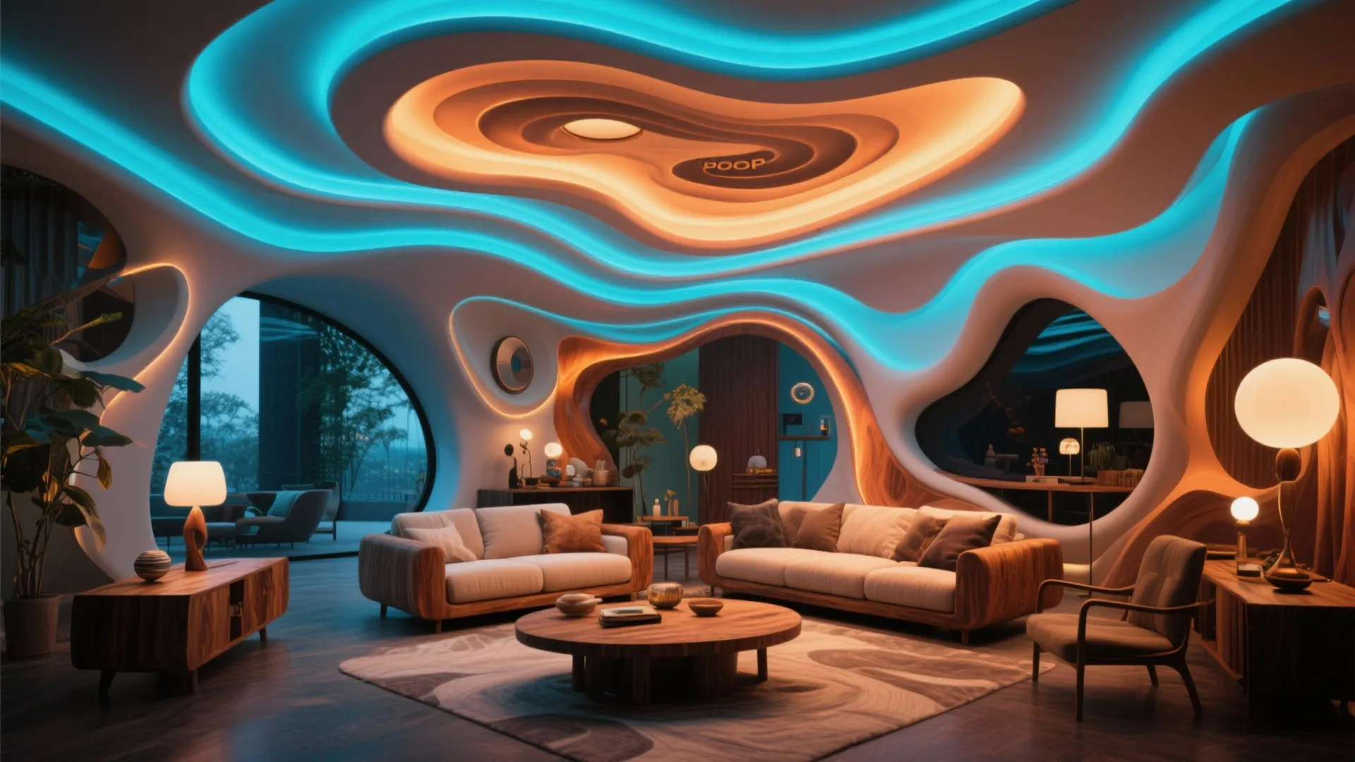 Organic Wave Form Ceiling