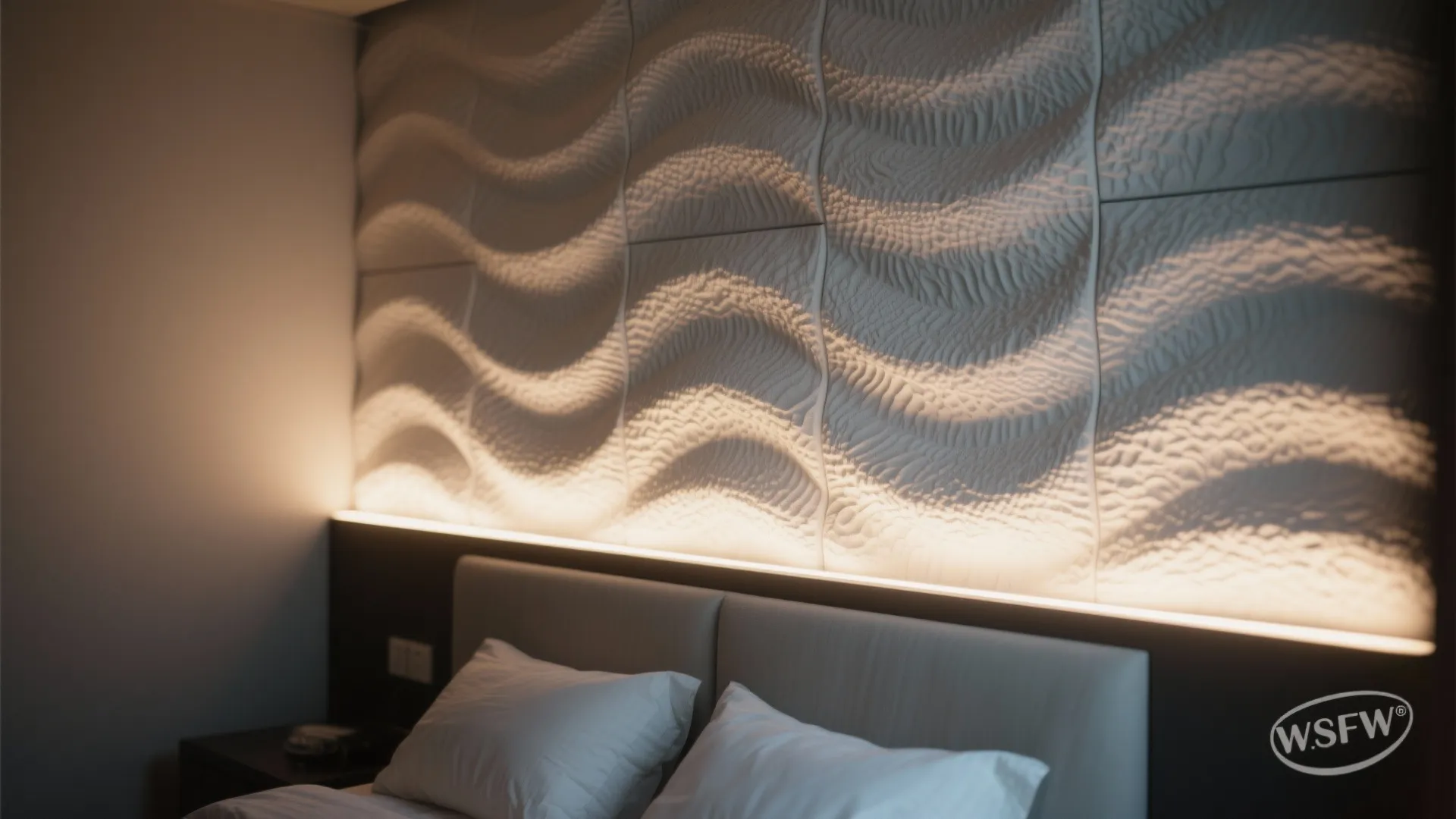 3. 3D Textured Wall Panels