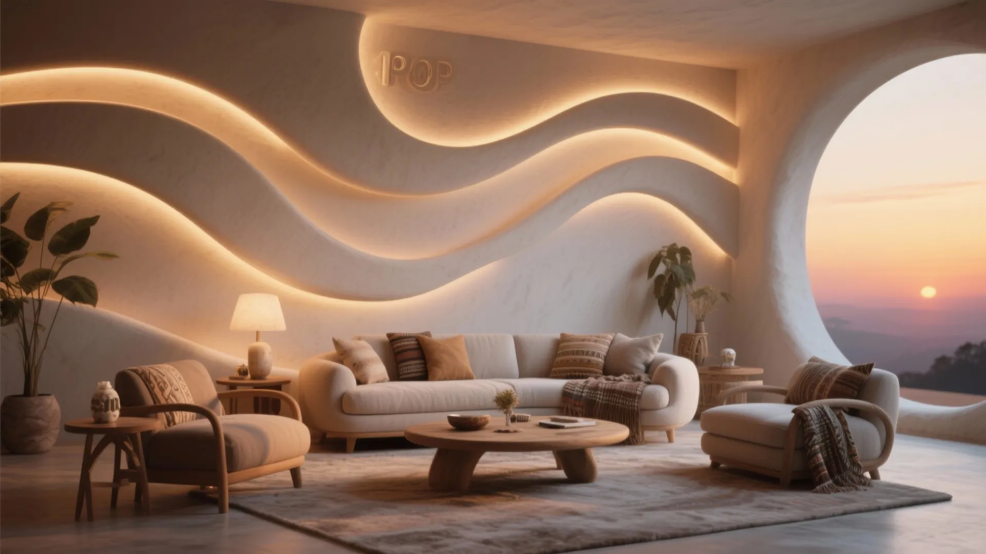 Curved and Wave-Inspired Reliefs