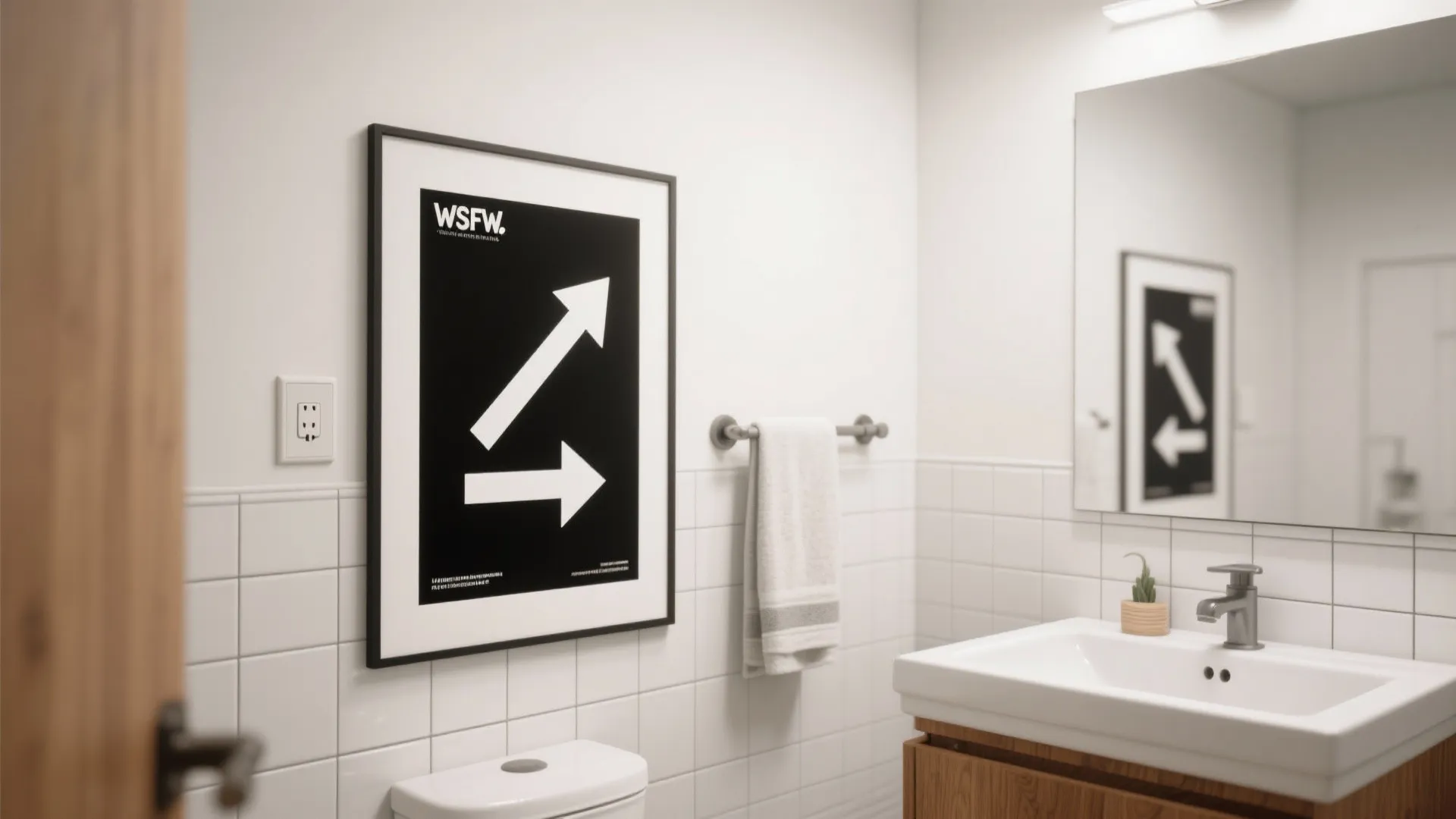 Idea 2: Wayfinding humor—arrows, labels, and ‘official’ notices