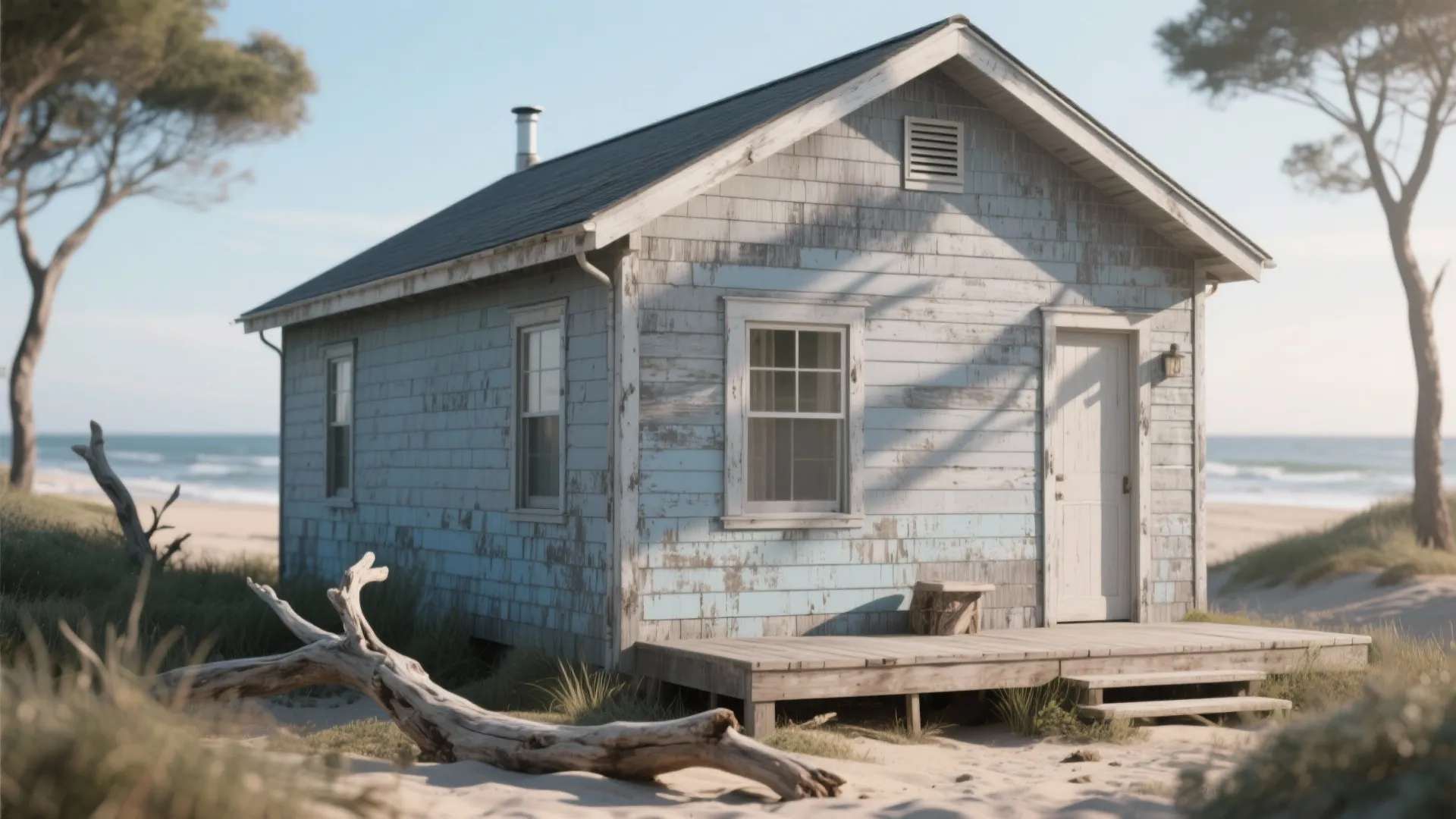 Weathered Gray with Blue Undertones