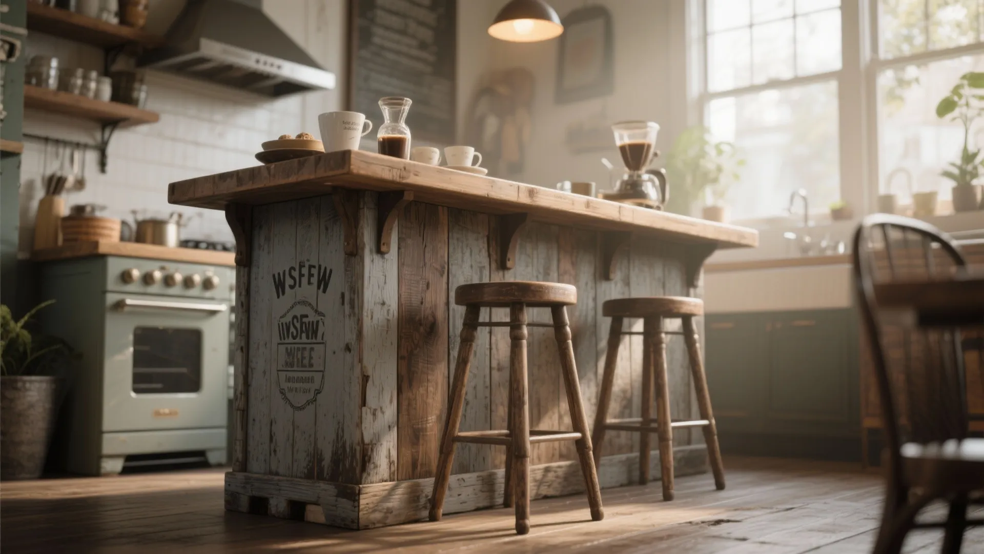 5. Vintage-Inspired Weathered Stain