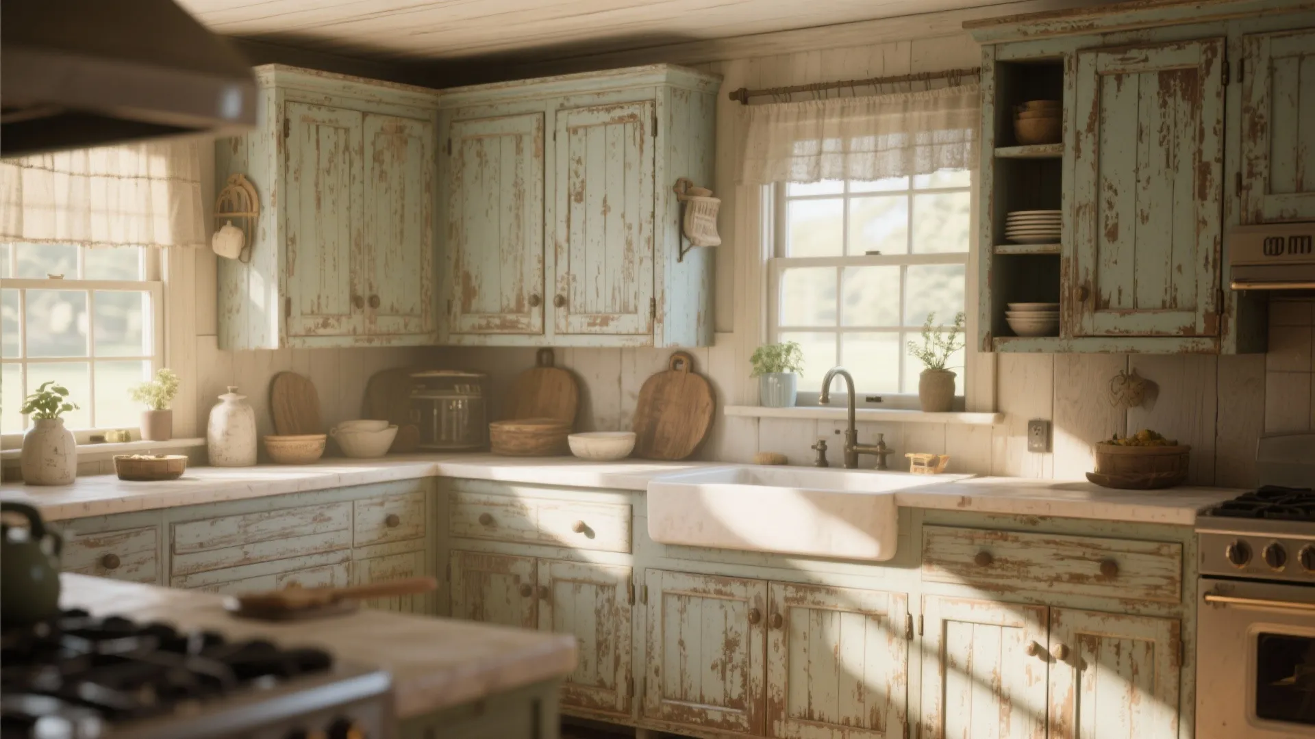 Weathered Vintage Finish