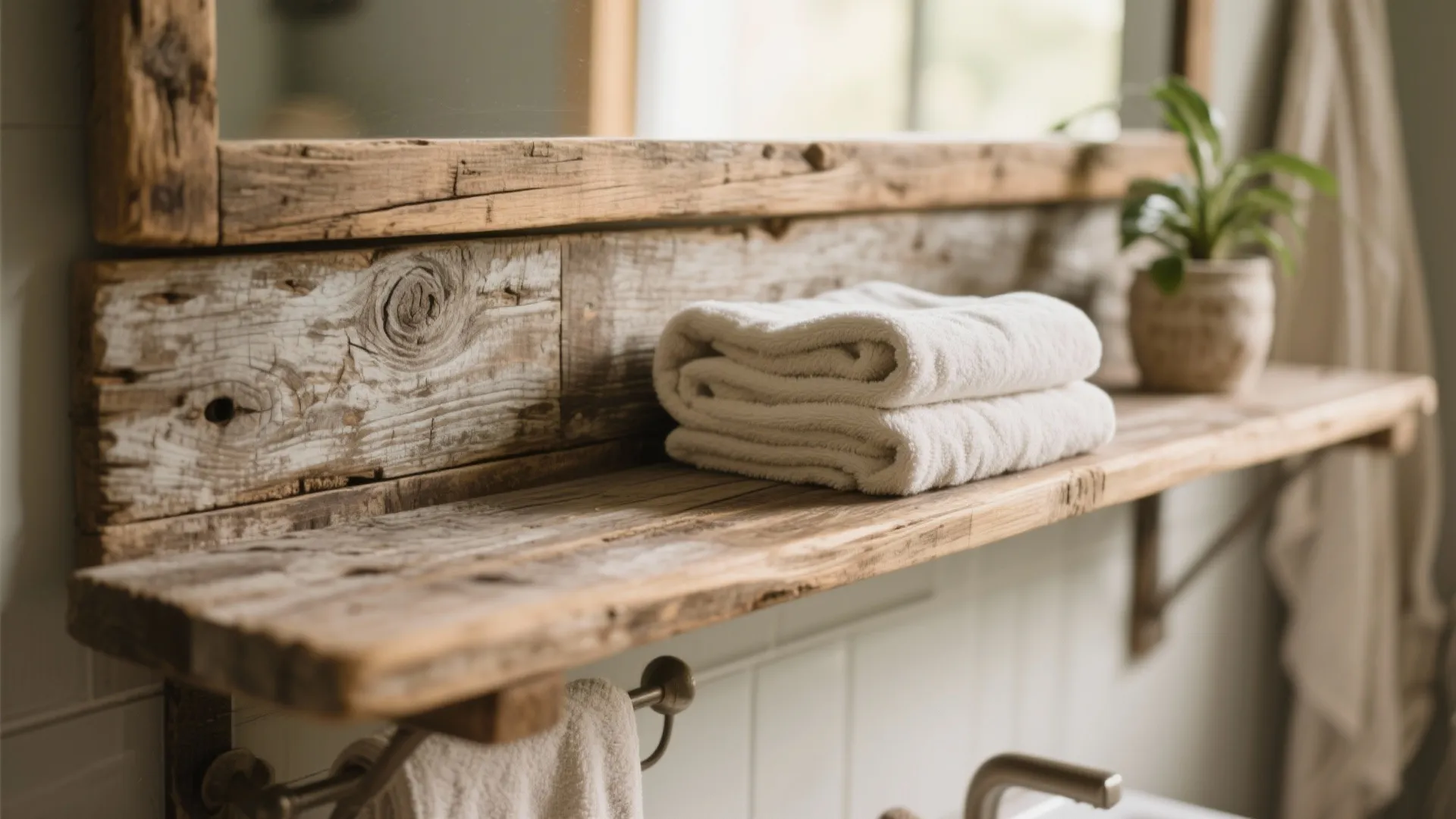 1. Use Weathered Wood Accents