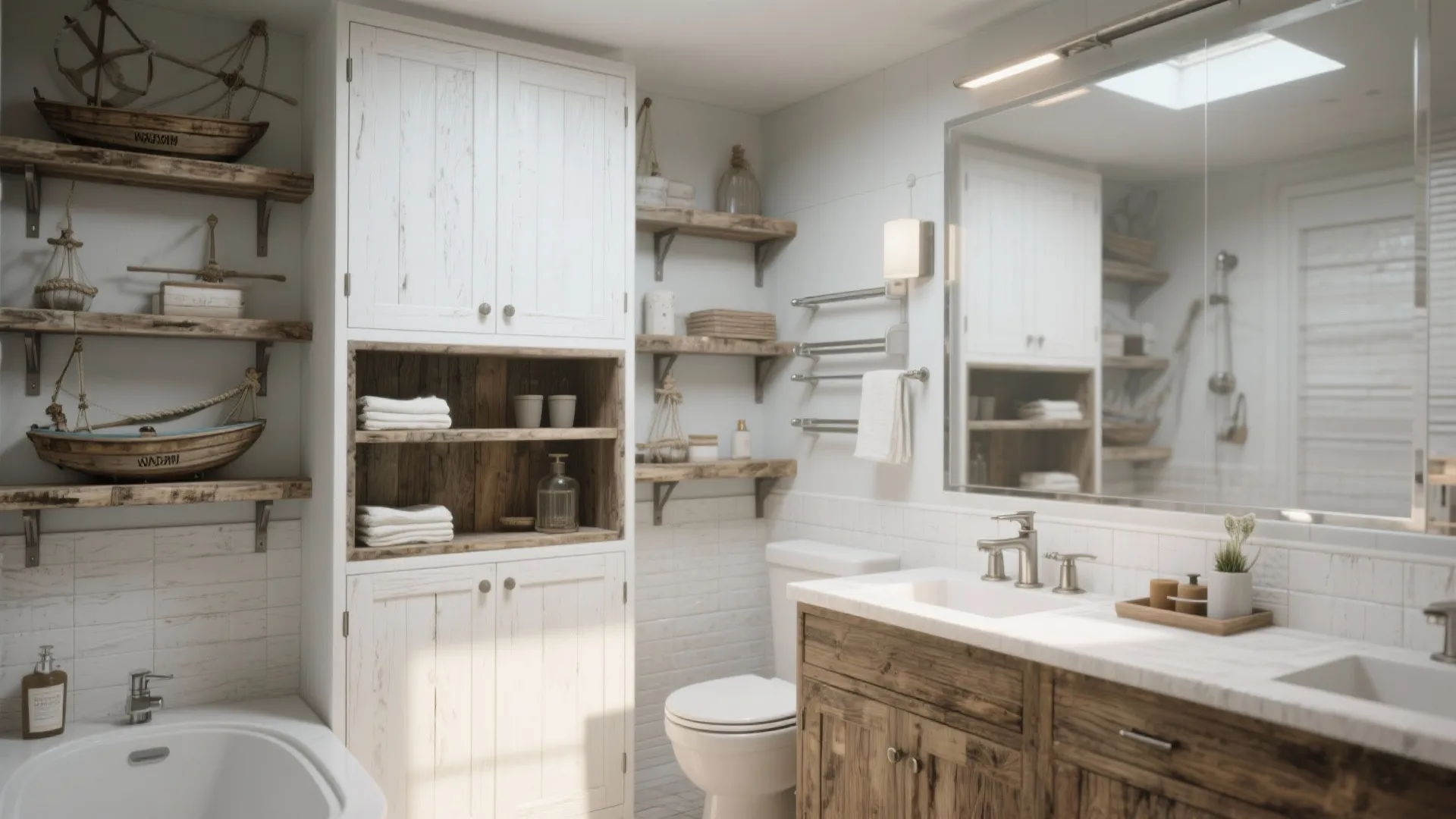 Tip 5: Weathered Wood & Whitewashed Finishes