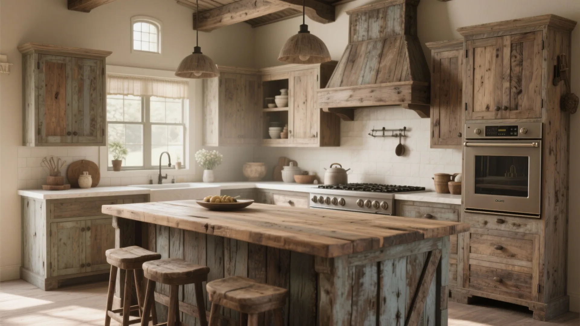 9. Weathered Wood Tones