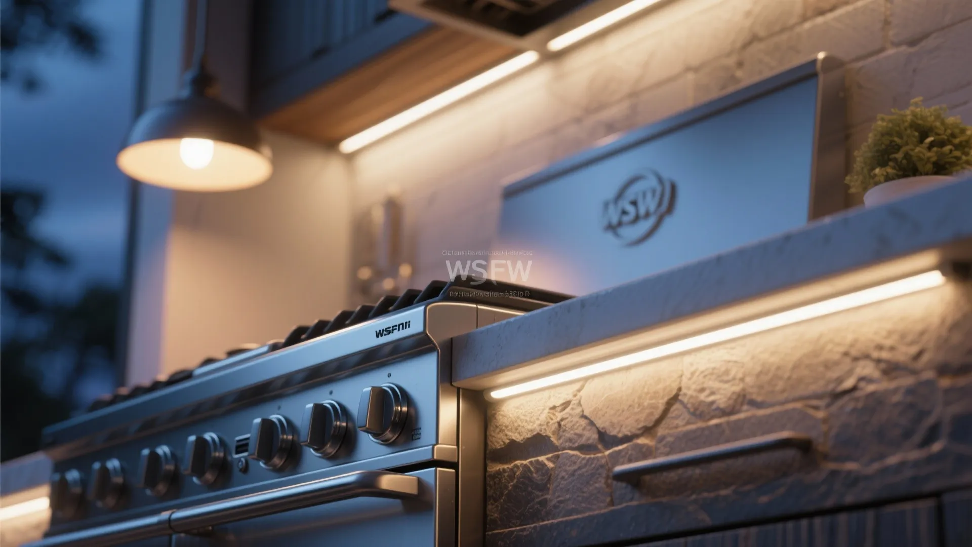 4. Weatherproof appliances and smart lighting
