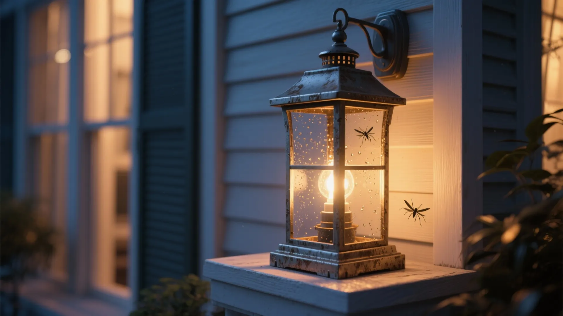 4. Weatherproof Lanterns with Dimmable LEDs