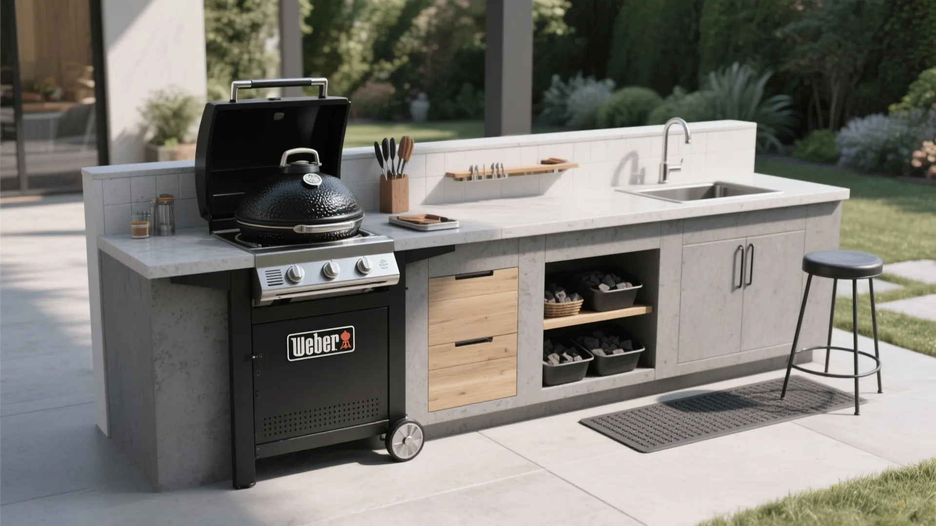 DIY Weber Kettle Grill Table Ideas for Your Backyard: Fast-Track Guide to Building Your Own Weber Grill Table in Minutes