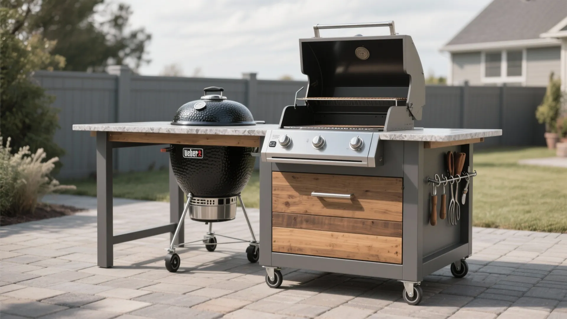 DIY Table for Weber Kettle Grill: The Ultimate Guide: Fast-Track Guide to Building a Custom Grill Station in 1 Weekend
